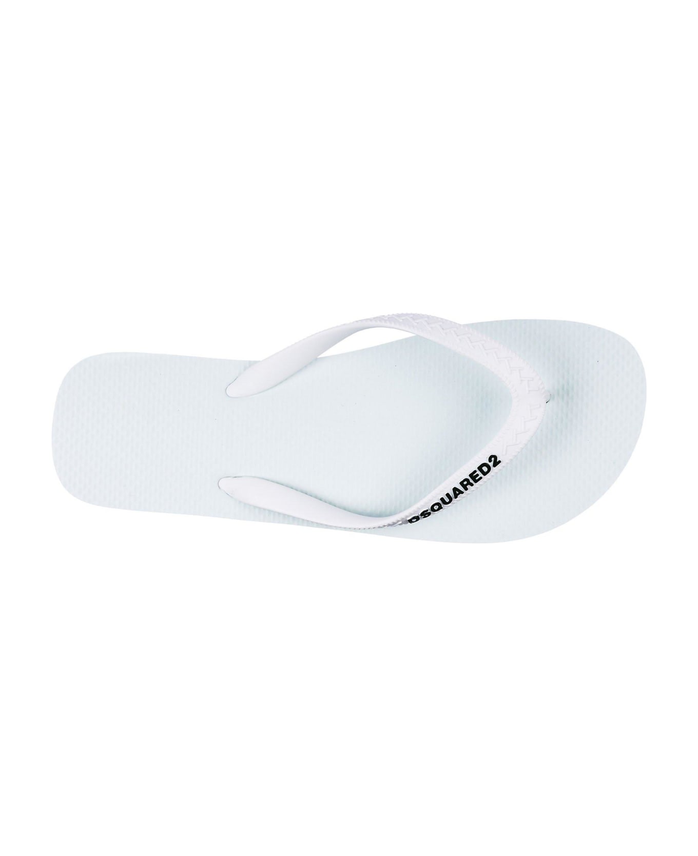 Dsquared2 Rubber Flip-flops - Bianco