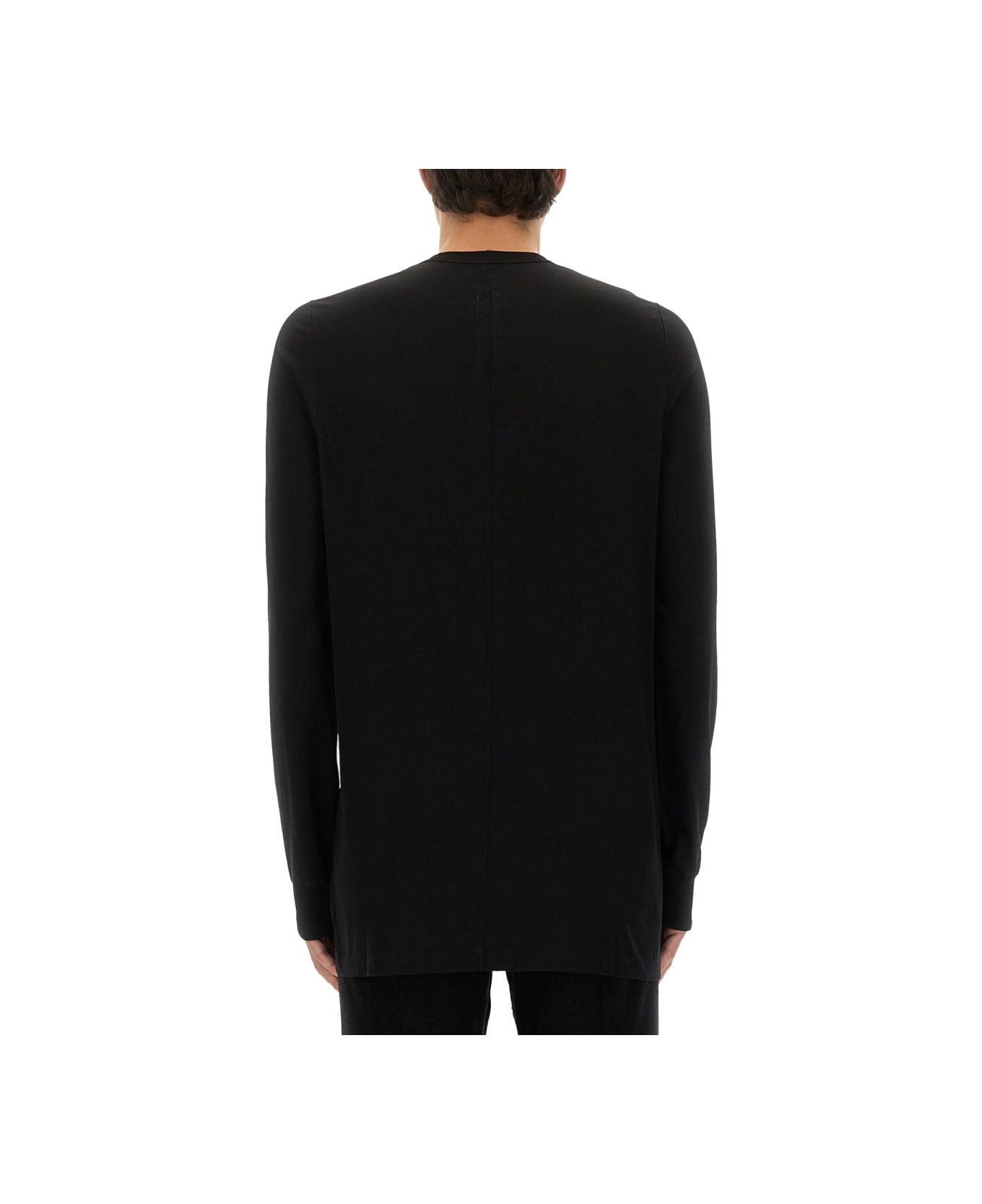 Rick Owens Long-sleeved T-shirt - BLACK
