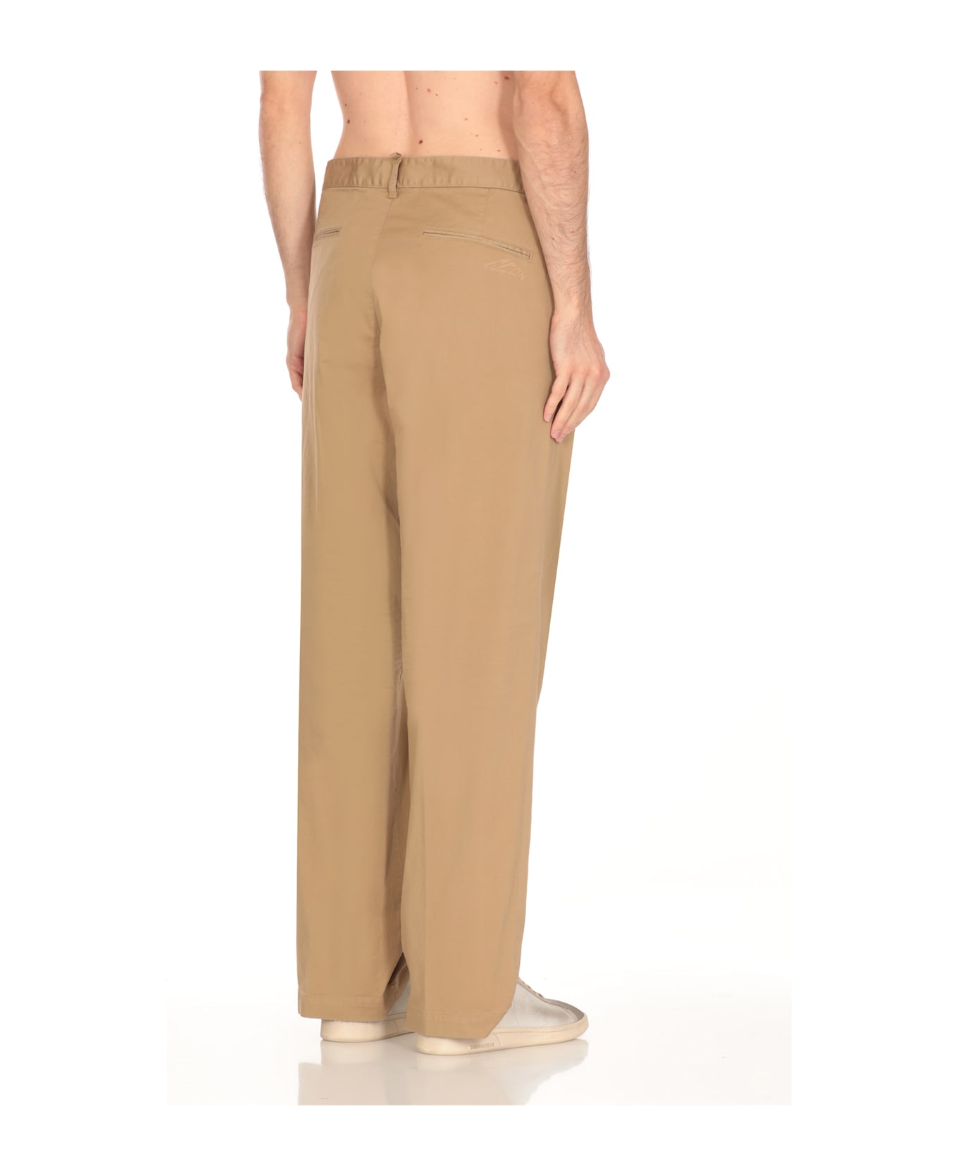 Dsquared2 Summer Loose Chino Pants - Beige