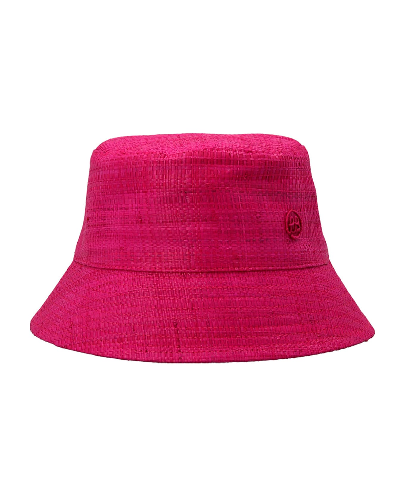 Ruslan Baginskiy Logo Straw Bucket Hat - Fuchsia 帽子