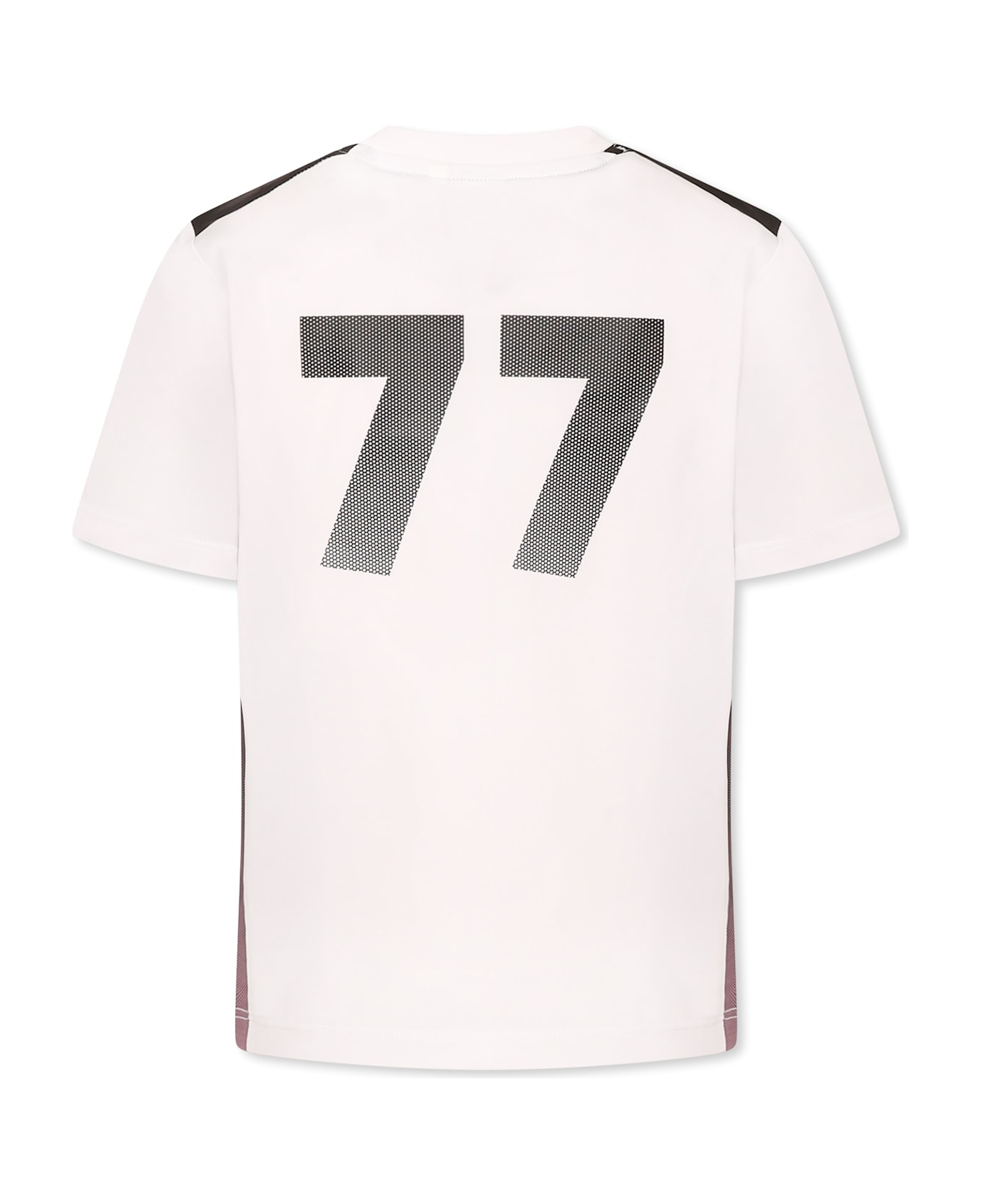 Hugo Boss White T-shirt For Boy With Coat - White