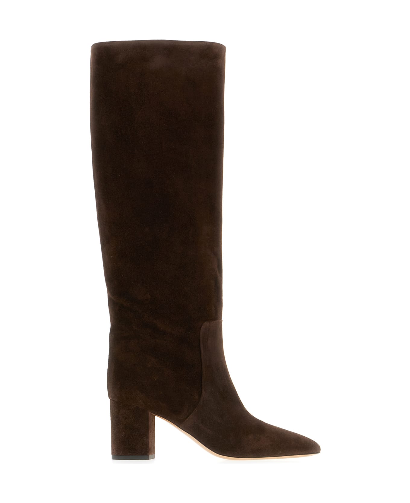 Paris Texas Chocolate Suede Anja Boots - Cioccolato