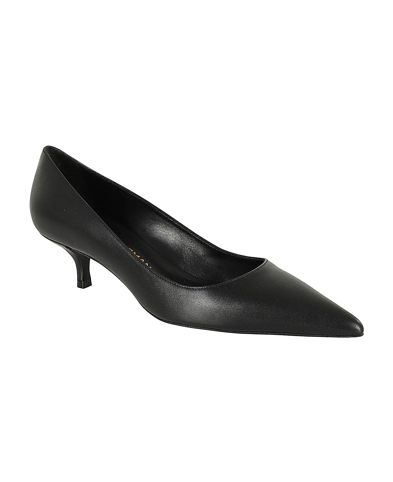 Stuart Weitzman Stuart Kitten Pump - Blk Black