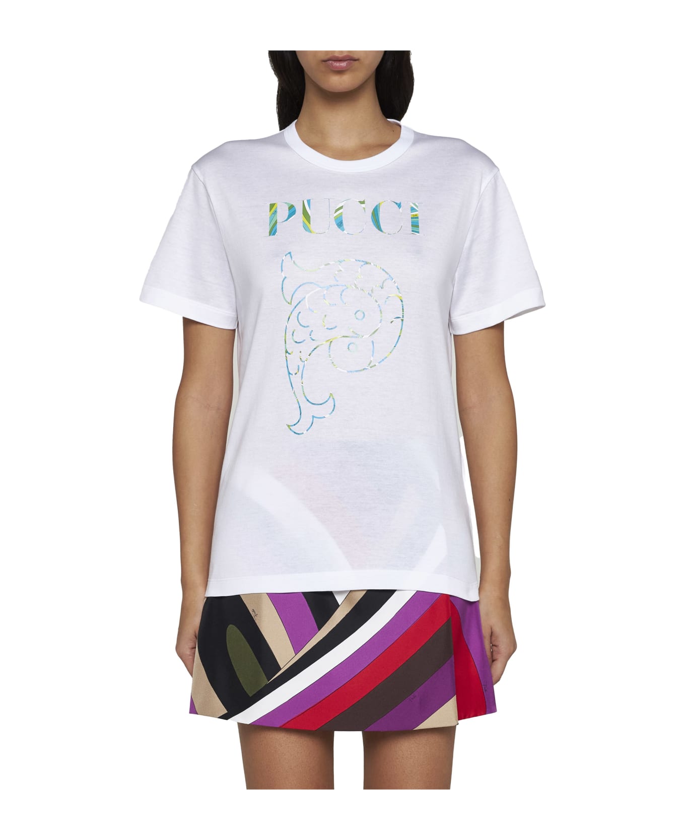 Pucci T-Shirt - Bianco Tシャツ