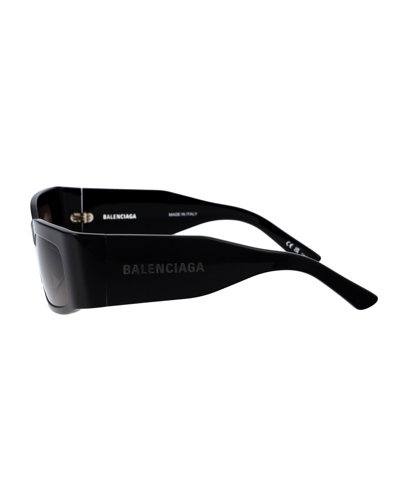 Balenciaga Eyewear Bb0328s Sunglasses - 001 BLACK BLACK GREY