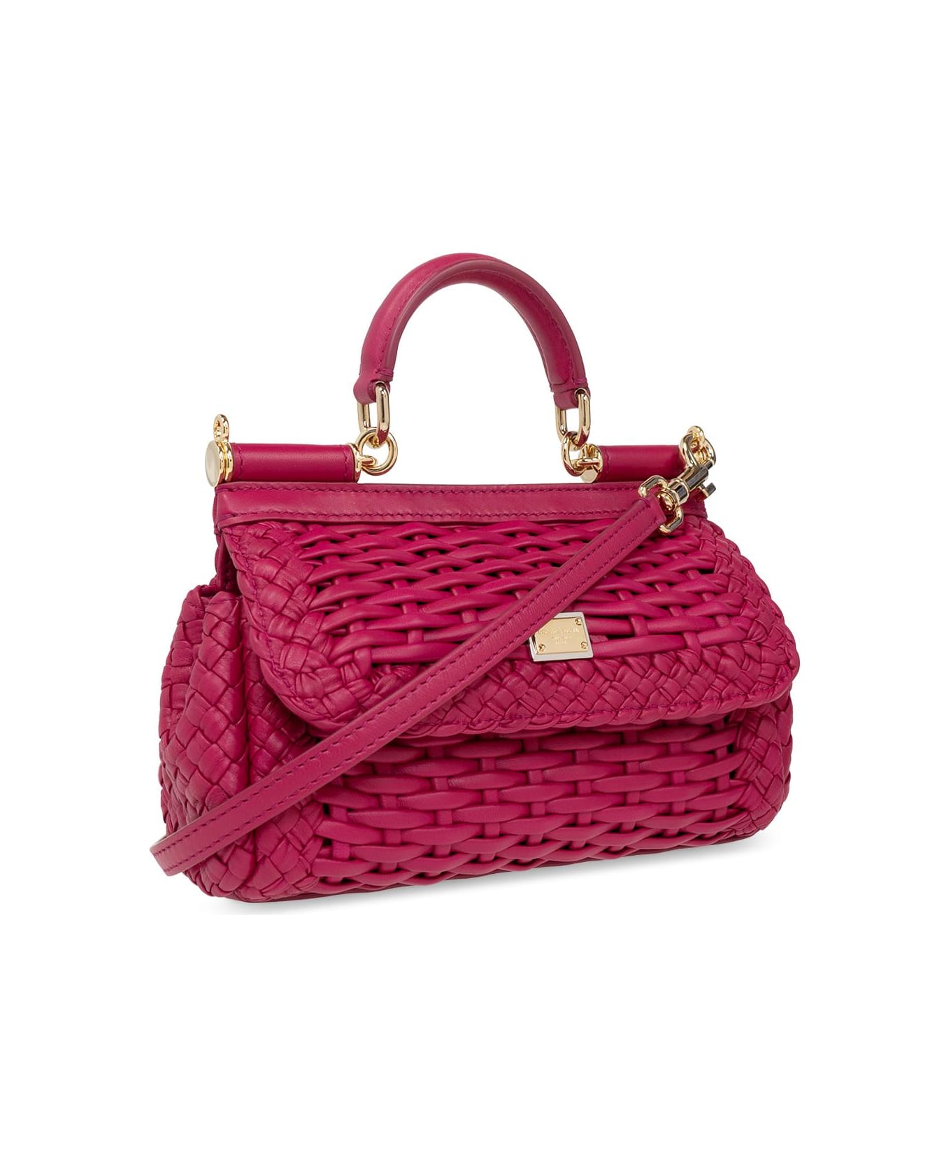 Dolce & Gabbana 'sicily Small' Shoulder Bag - Red