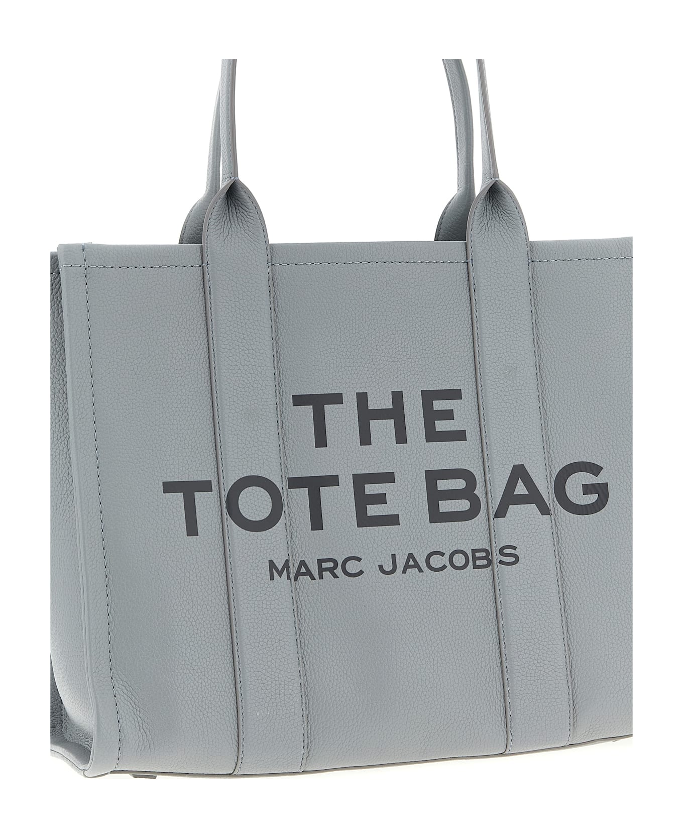 Marc Jacobs 
the Leather Large Tote
 Shopping Bag - Gray