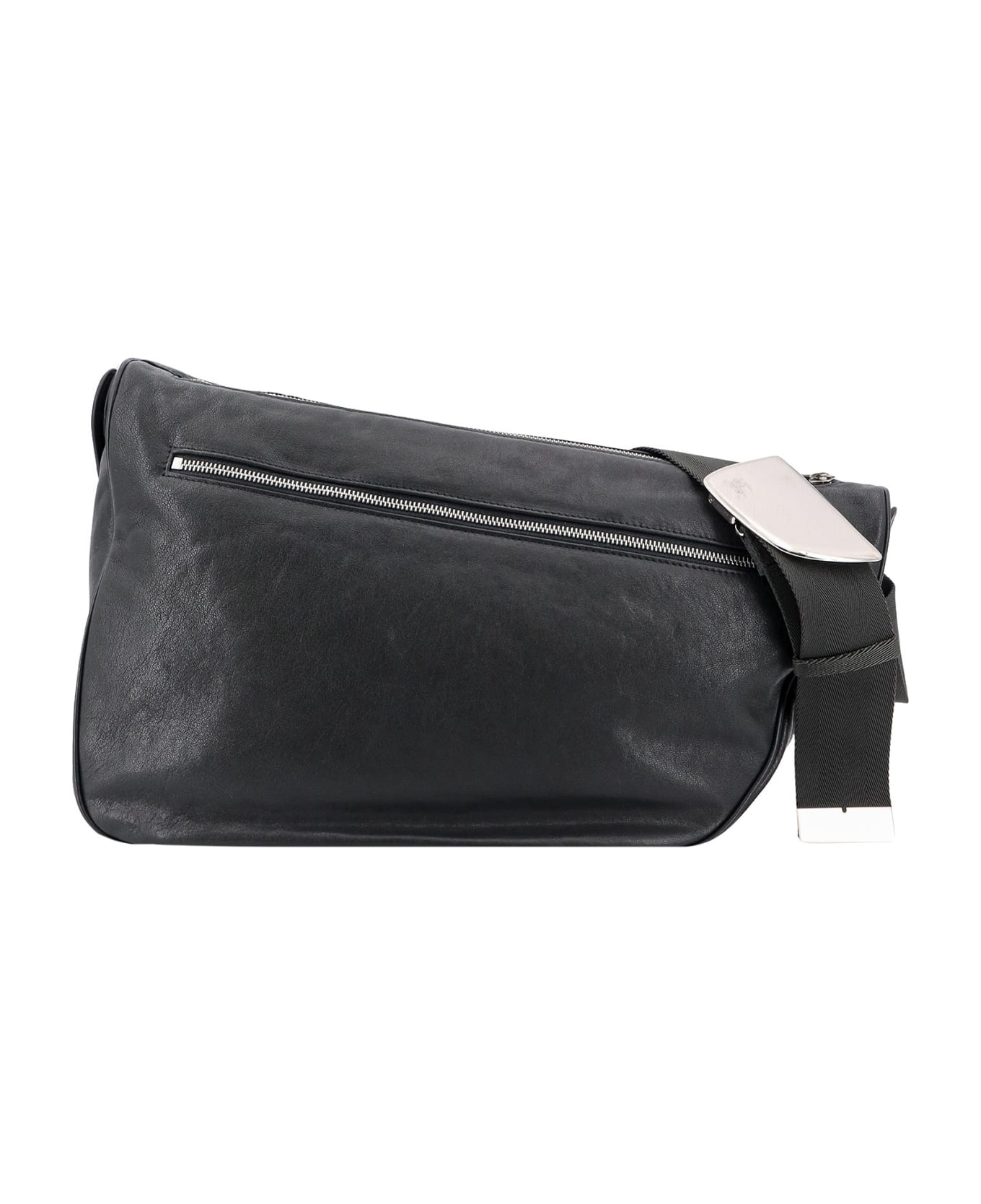Burberry Shield Messenger Shoulder Bag - Grey