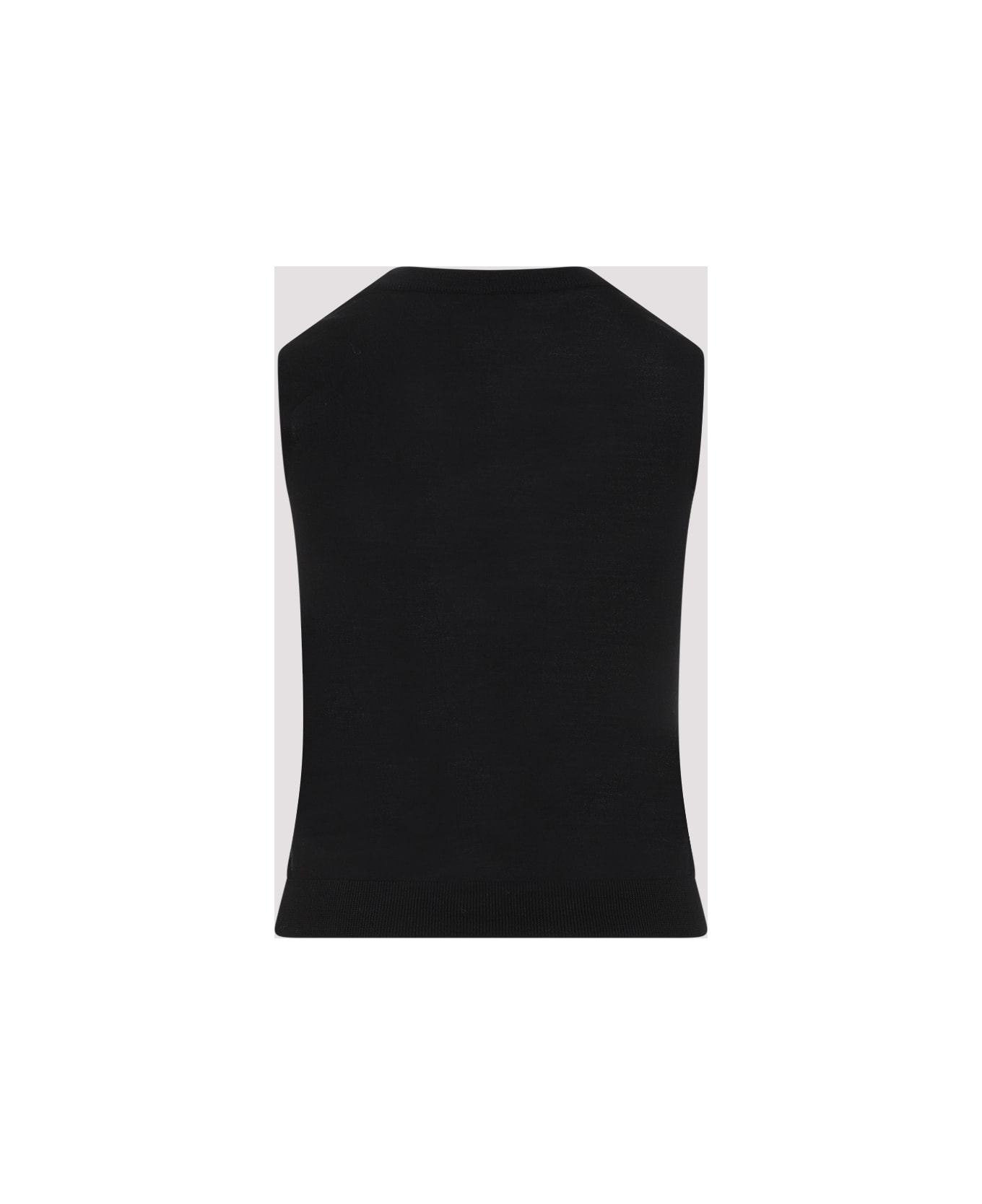 Saint Laurent Wool Tank Top - Noir