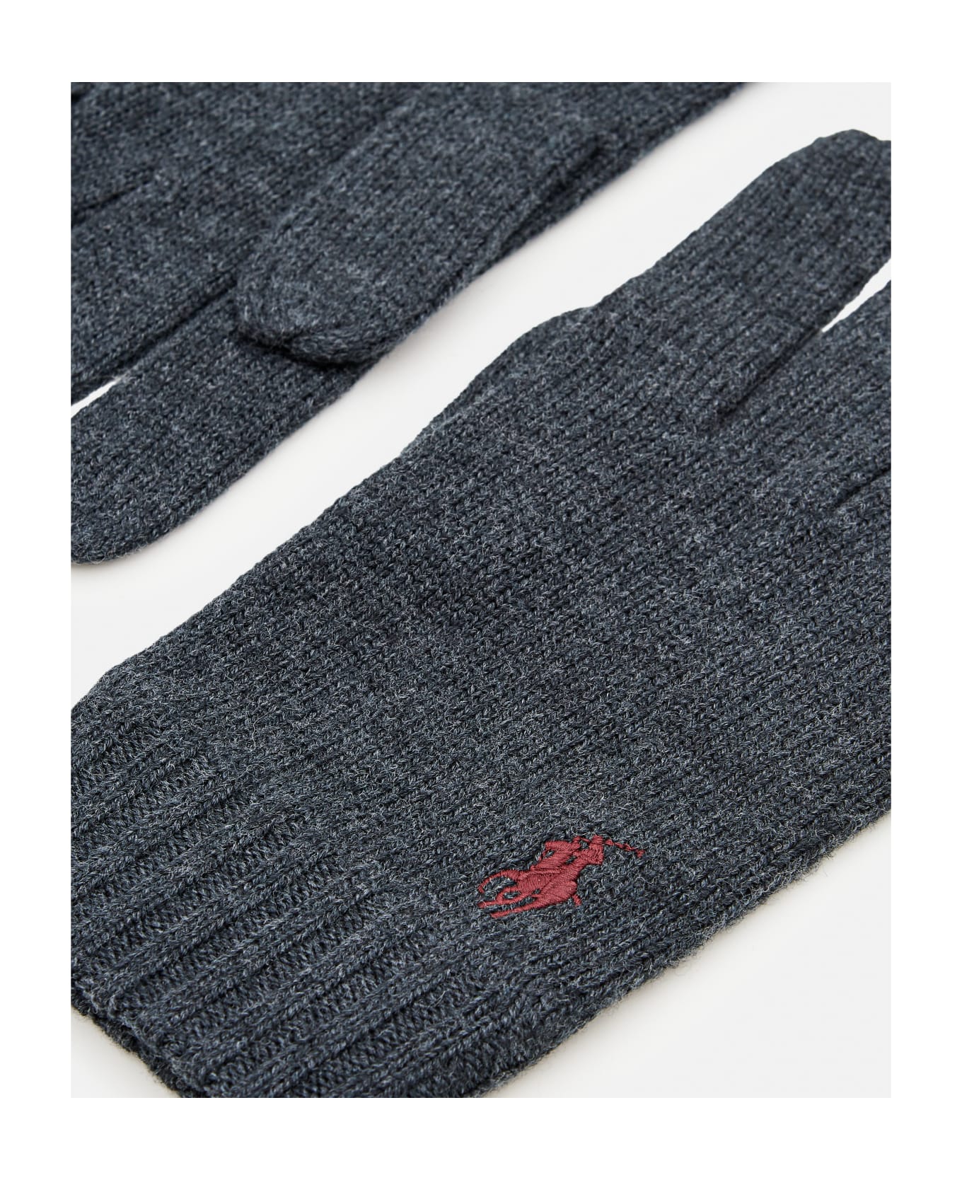 Polo Ralph Lauren Signature Pony Knit Touch Gloves - Grey
