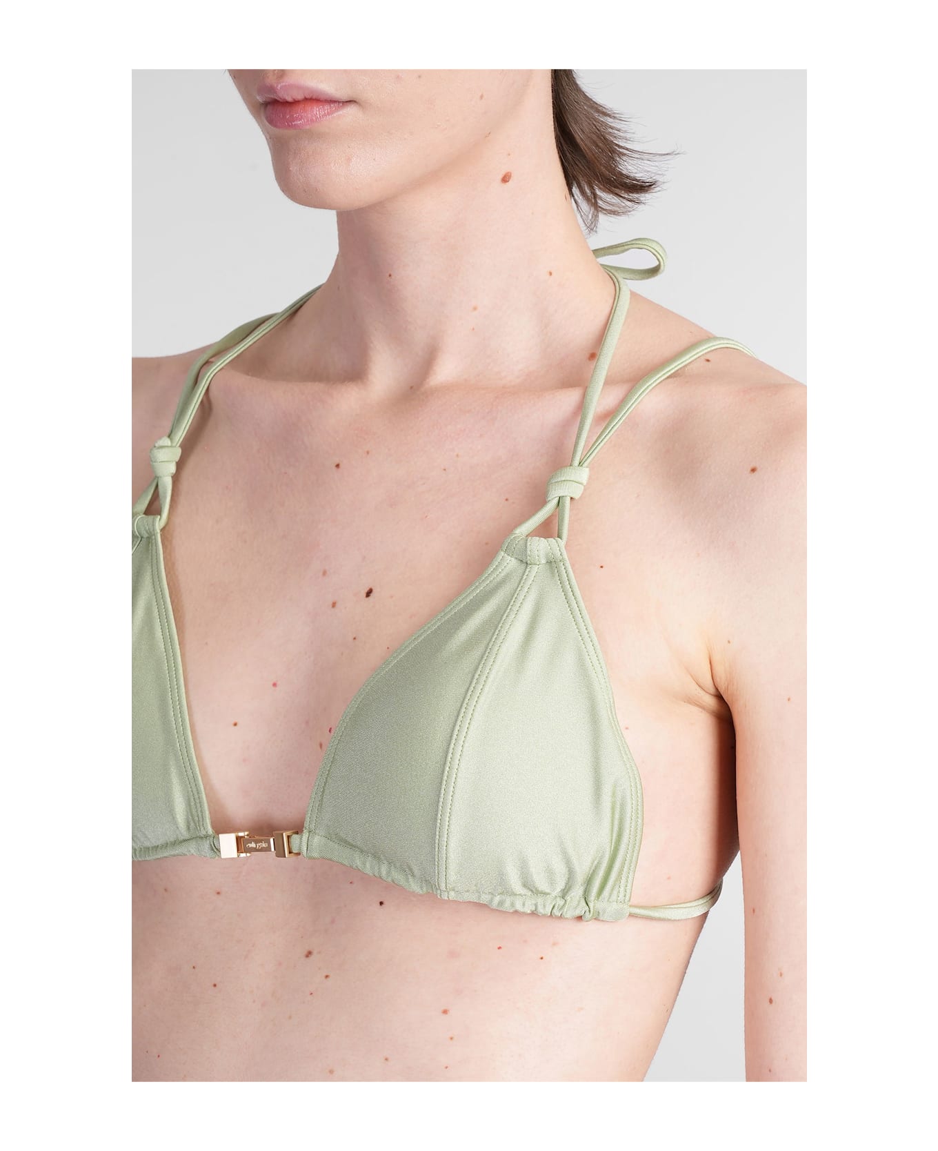Cult Gaia Anoki Beachwear In Green Polyamide - green