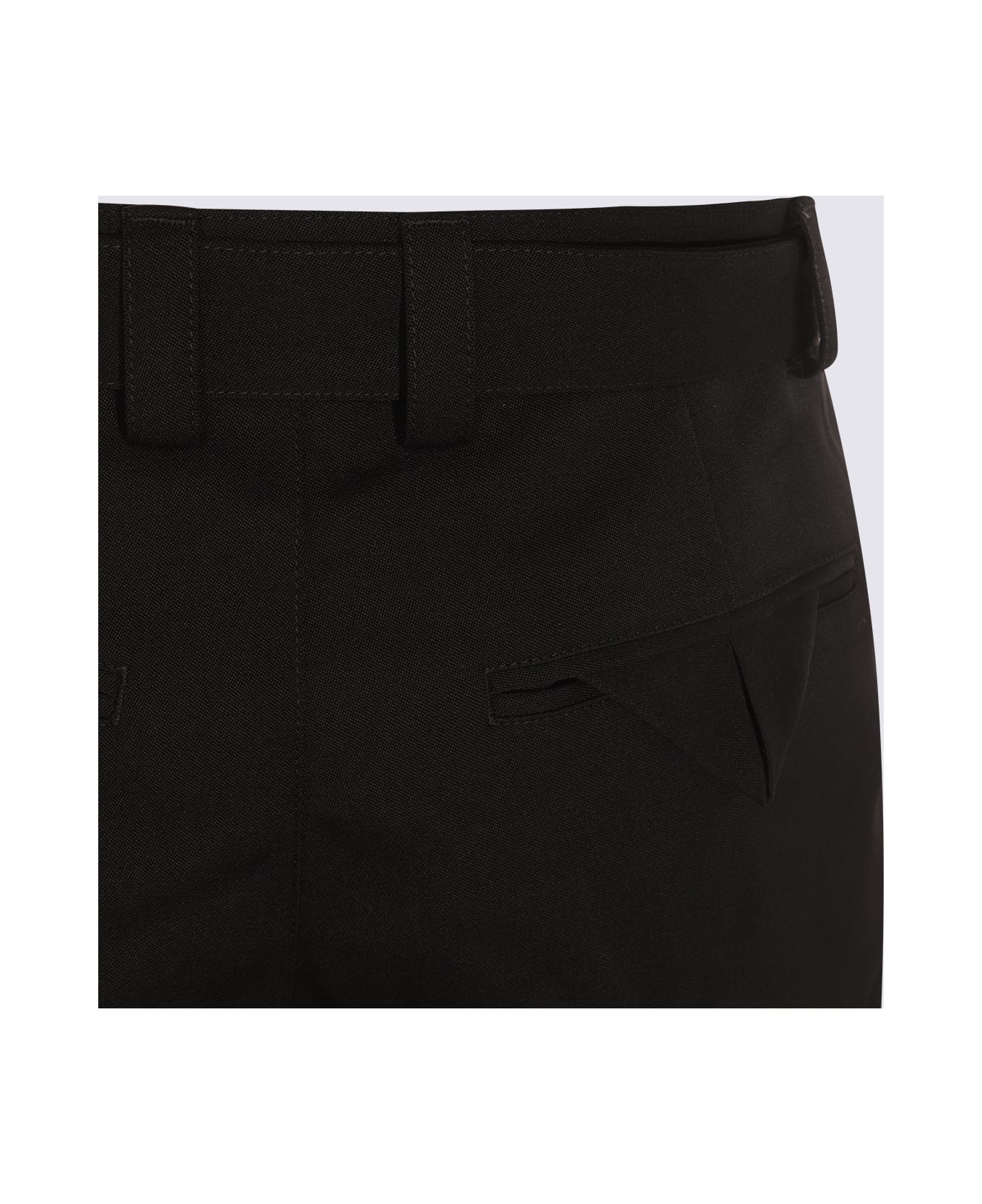 Bottega Veneta Black Wool Pants - Black