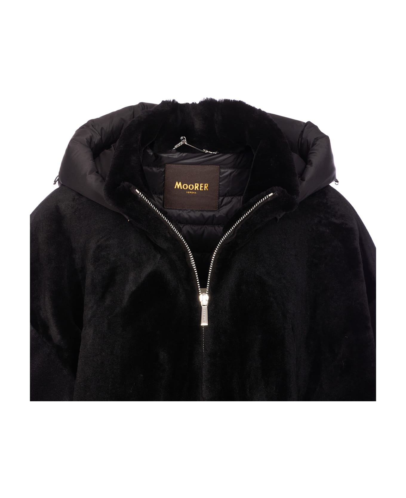 Moorer Raja Heavy Jacket - Black