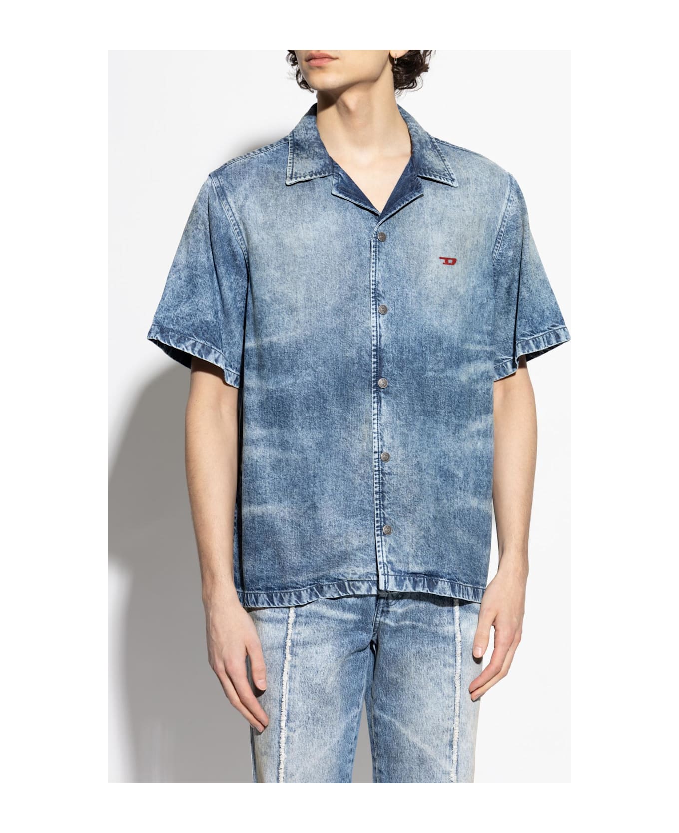 Diesel D-nabil-fsg Shirt - Blue