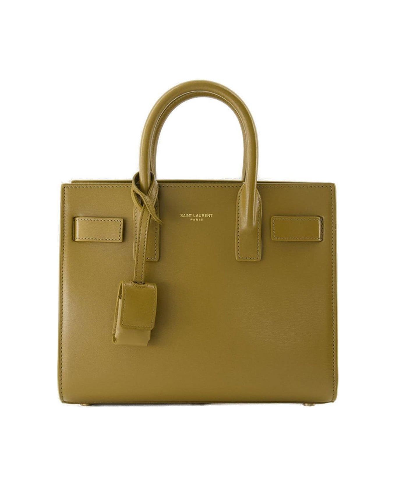 Saint Laurent Classic Sac De Jour Nano Tote Bag - Green