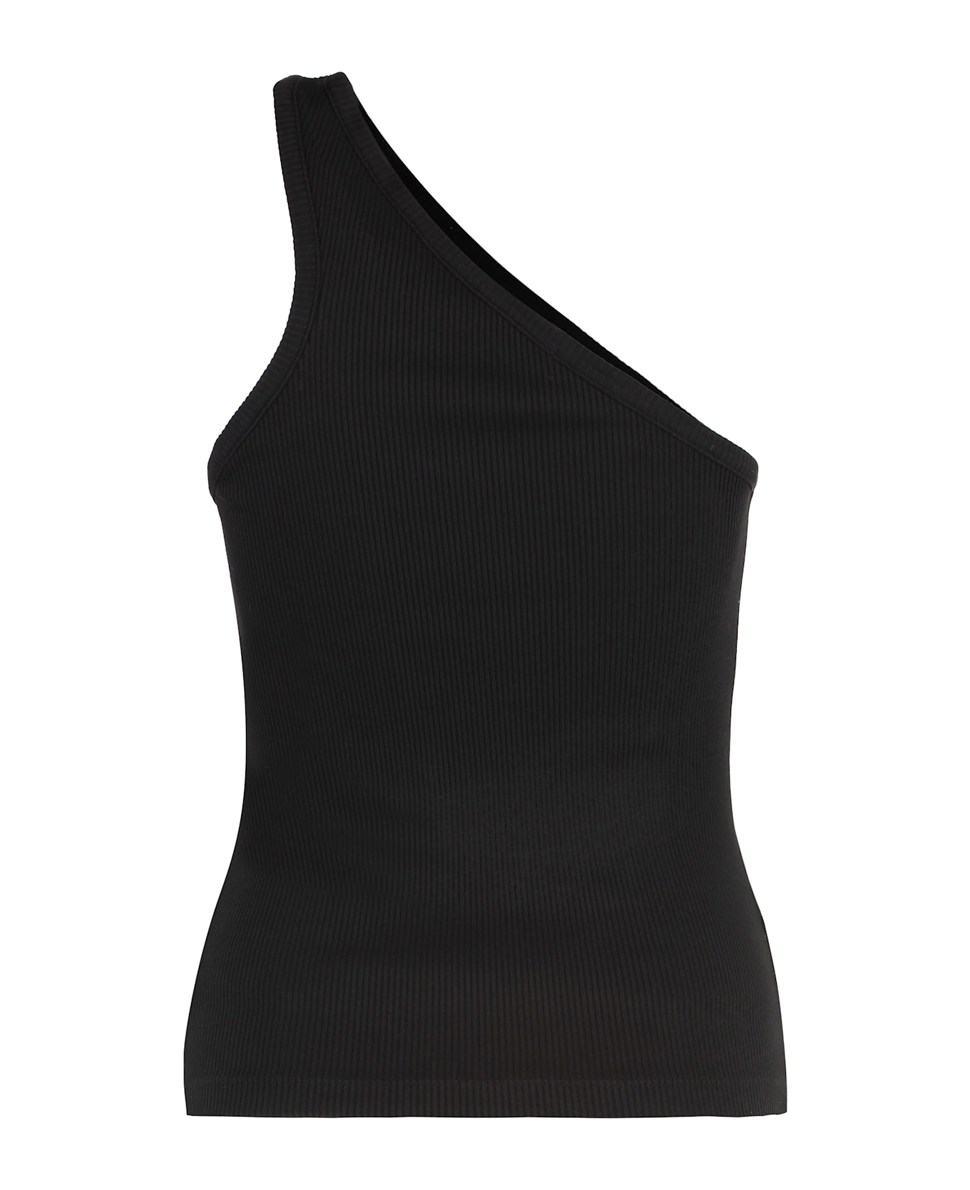 AGOLDE Verica One-shoulder Top - black