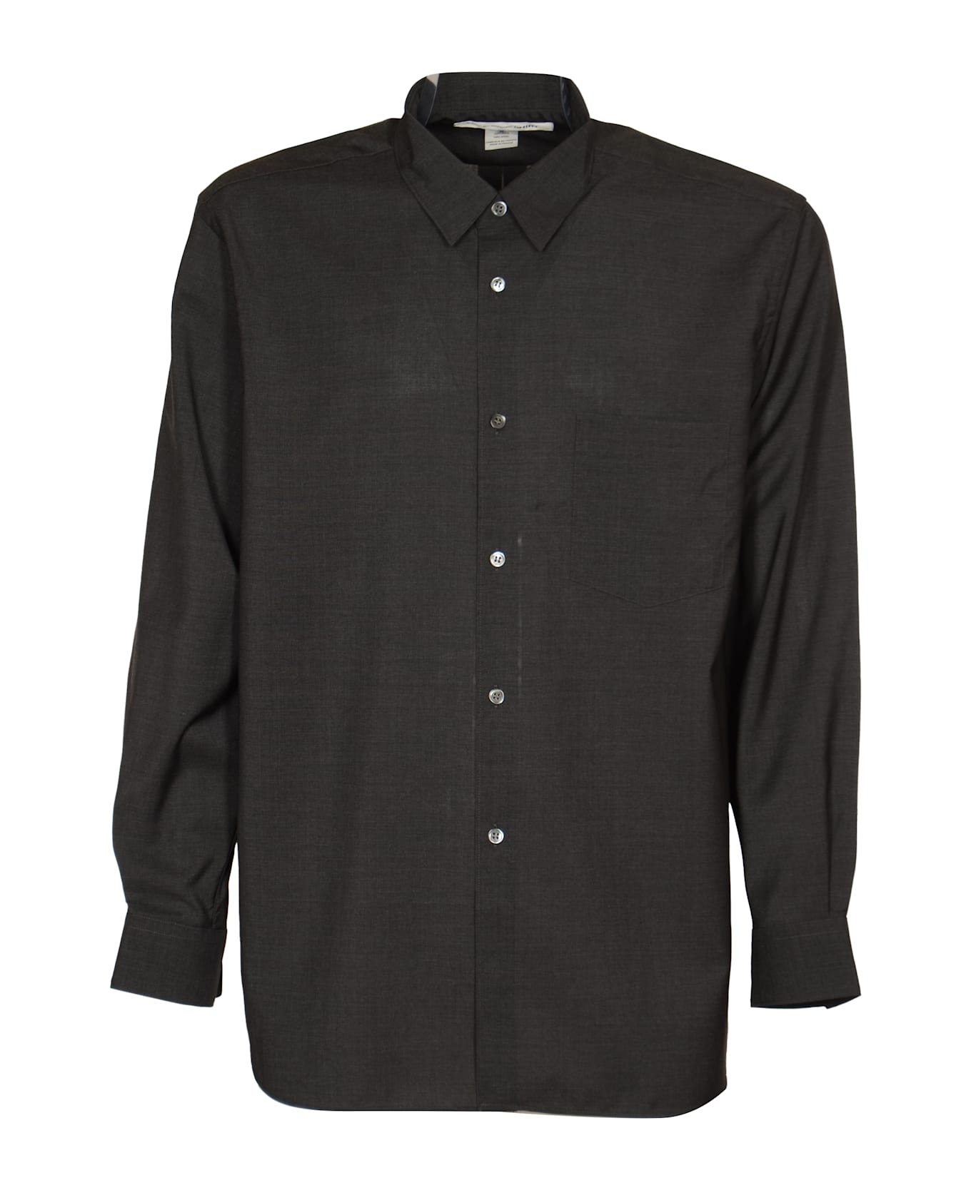 Comme des Garçons Un Fine Wool Shirt - Medium Grey