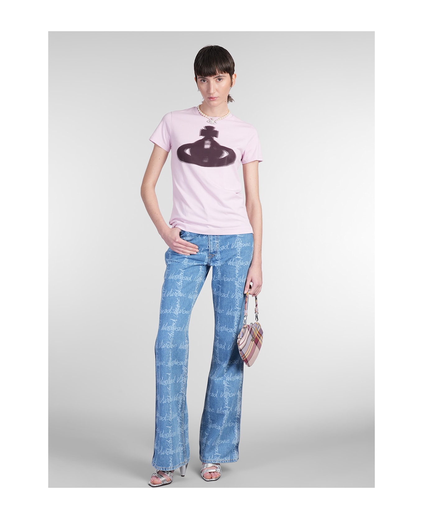 Vivienne Westwood Peru T-shirt In Rose-pink Cotton - rose-pink