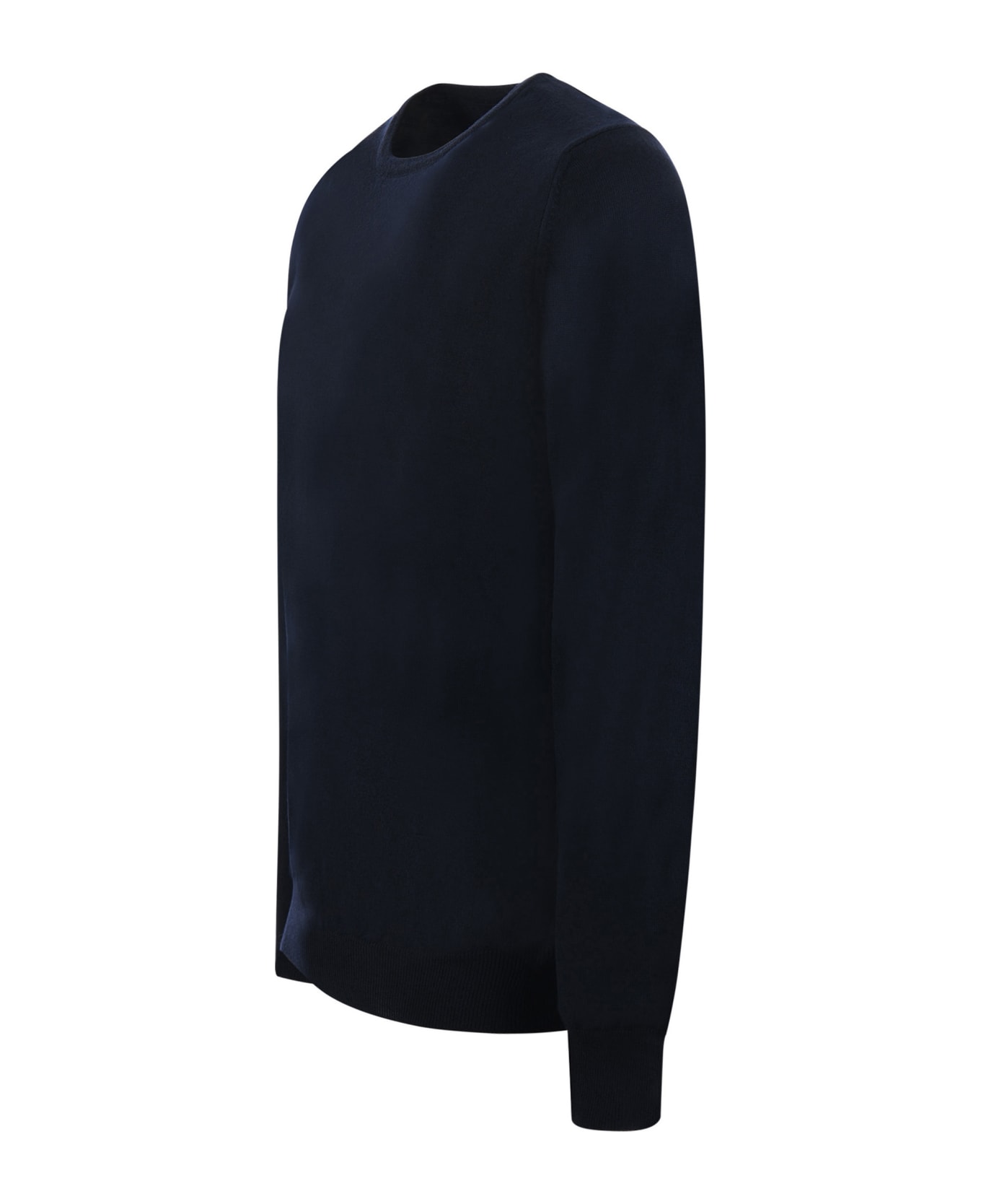 Tagliatore Round Neck Sweater - Blu scuro ニットウェア