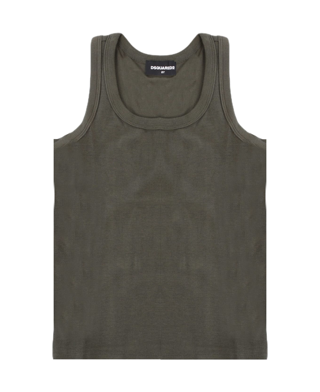 Dsquared2 Cotton Tank Top - Green