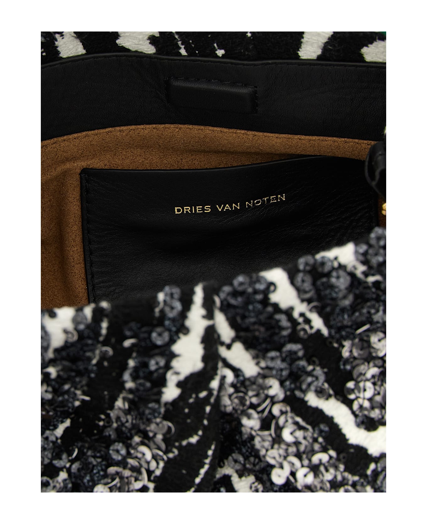 Dries Van Noten 
w.l.
 Handbag - White/Black