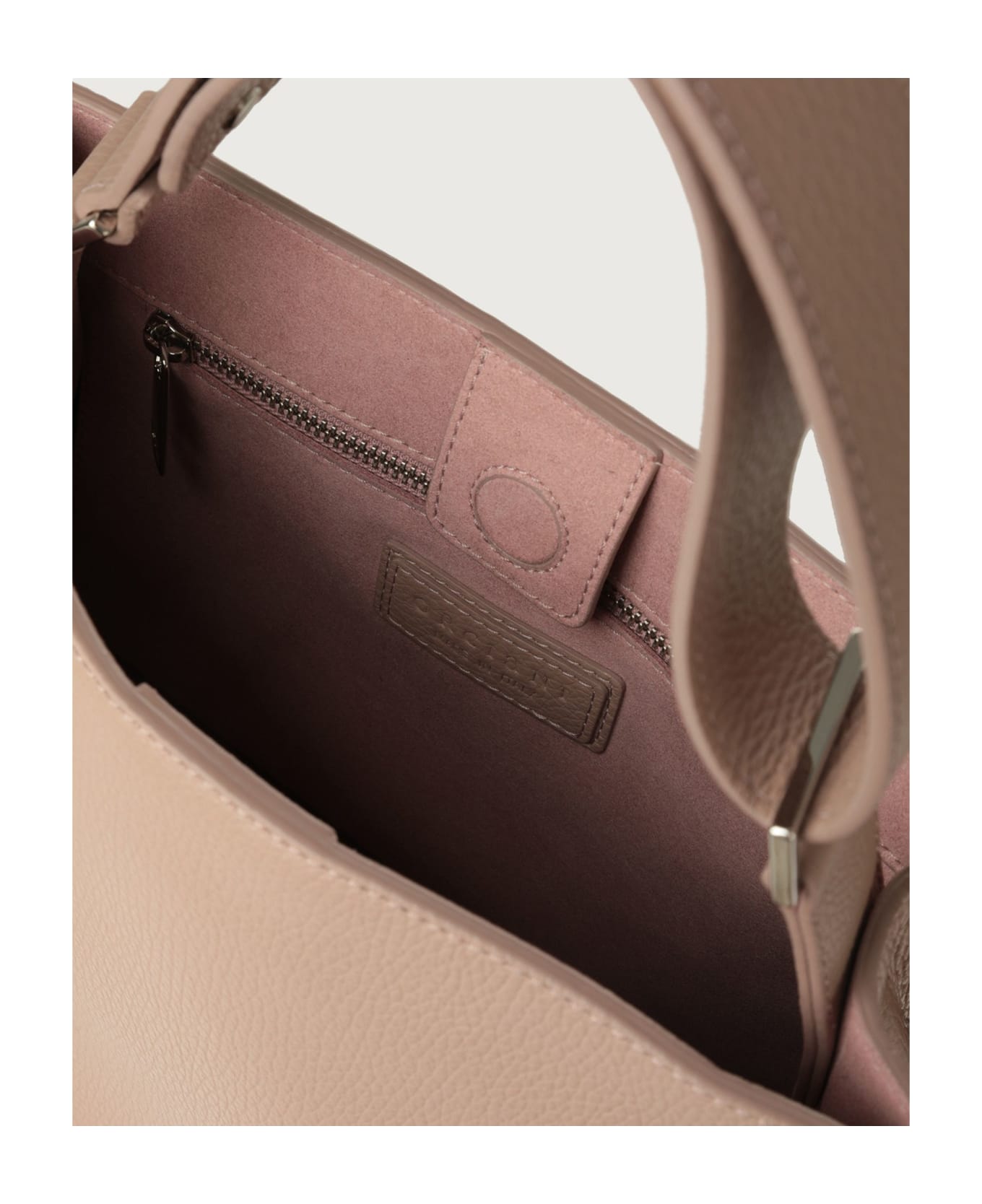 Orciani Sveva Sense Small Leather Handbag - Pink