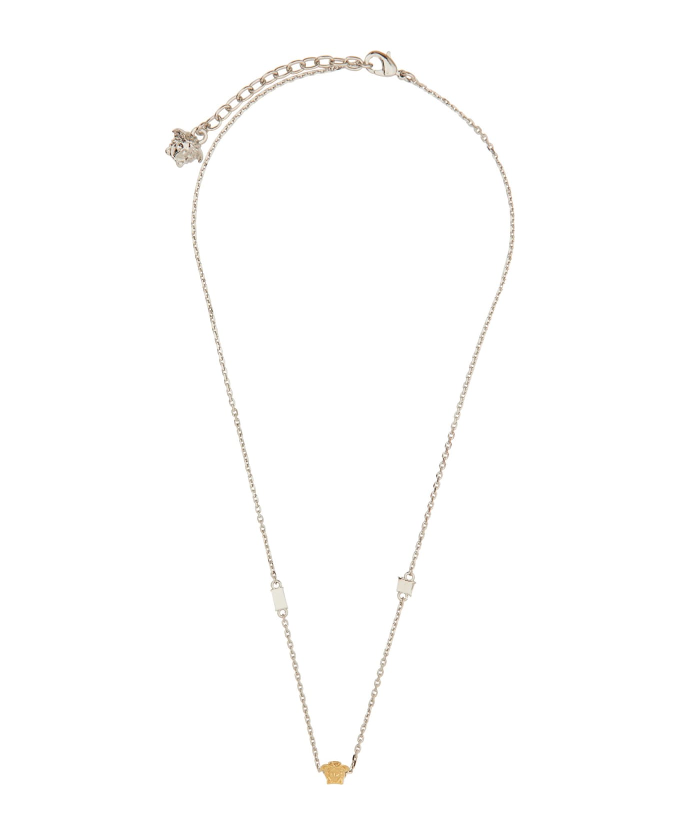 Versace Logo Necklace - ARGENTO ネックレス