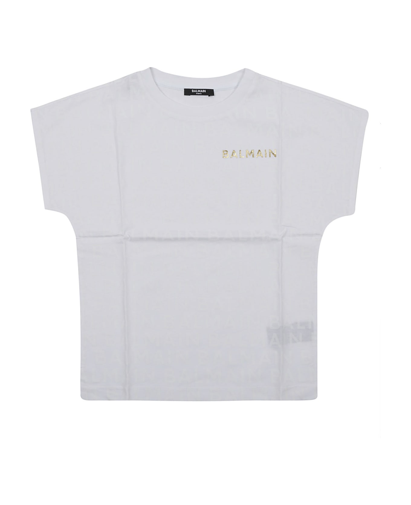 Balmain T-shirt/top - Bc White White Tシャツ＆ポロシャツ