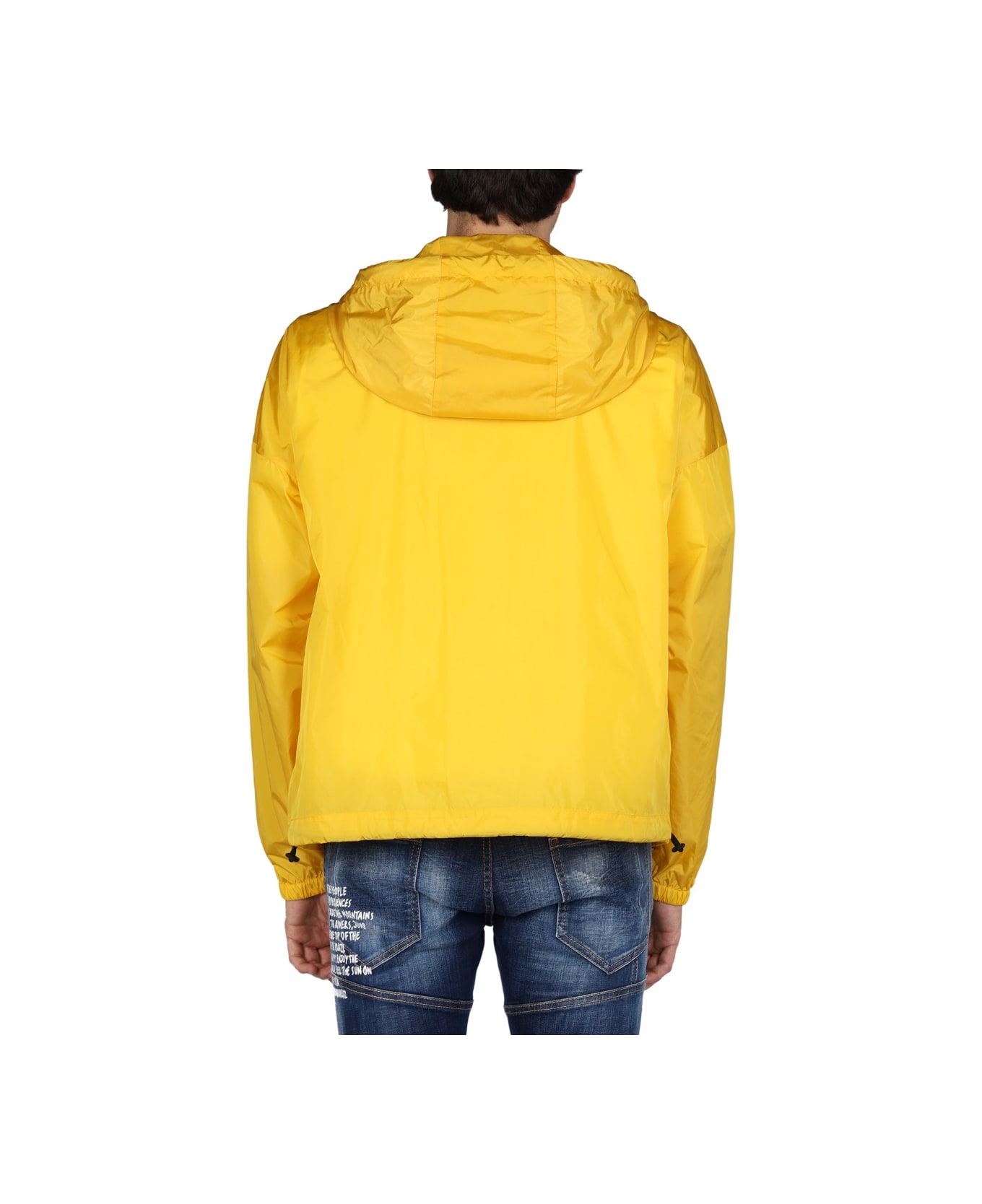 Dsquared2 Windbreaker With Logo - YELLOW