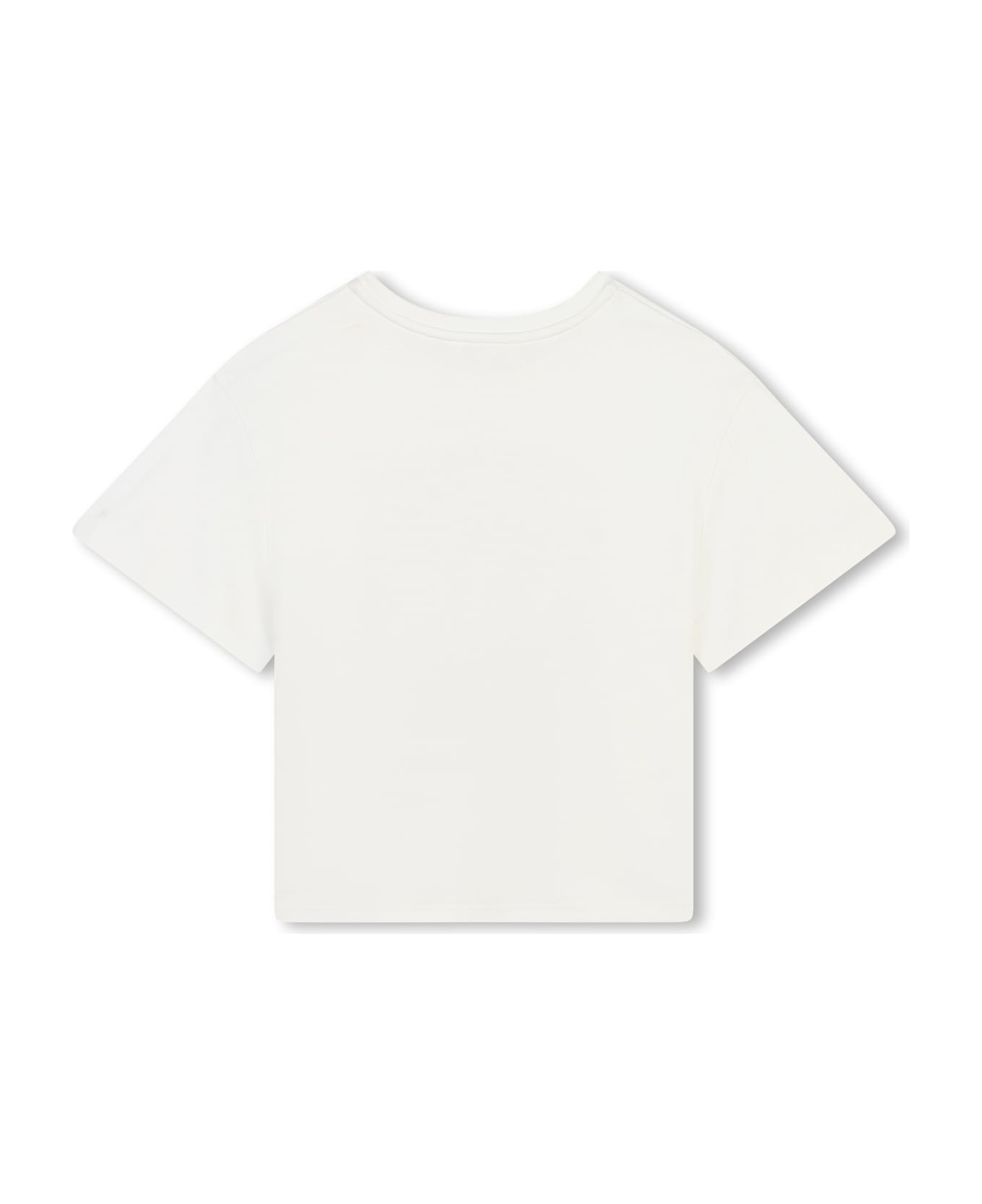 Chloé T-shirt Con Stampa - White