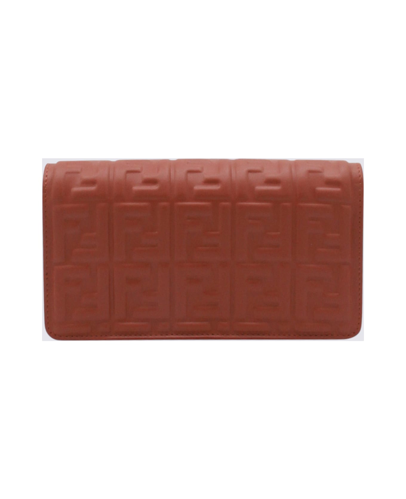 Fendi Brown Leather Mini Bag - SIENNA+ORO SOFT