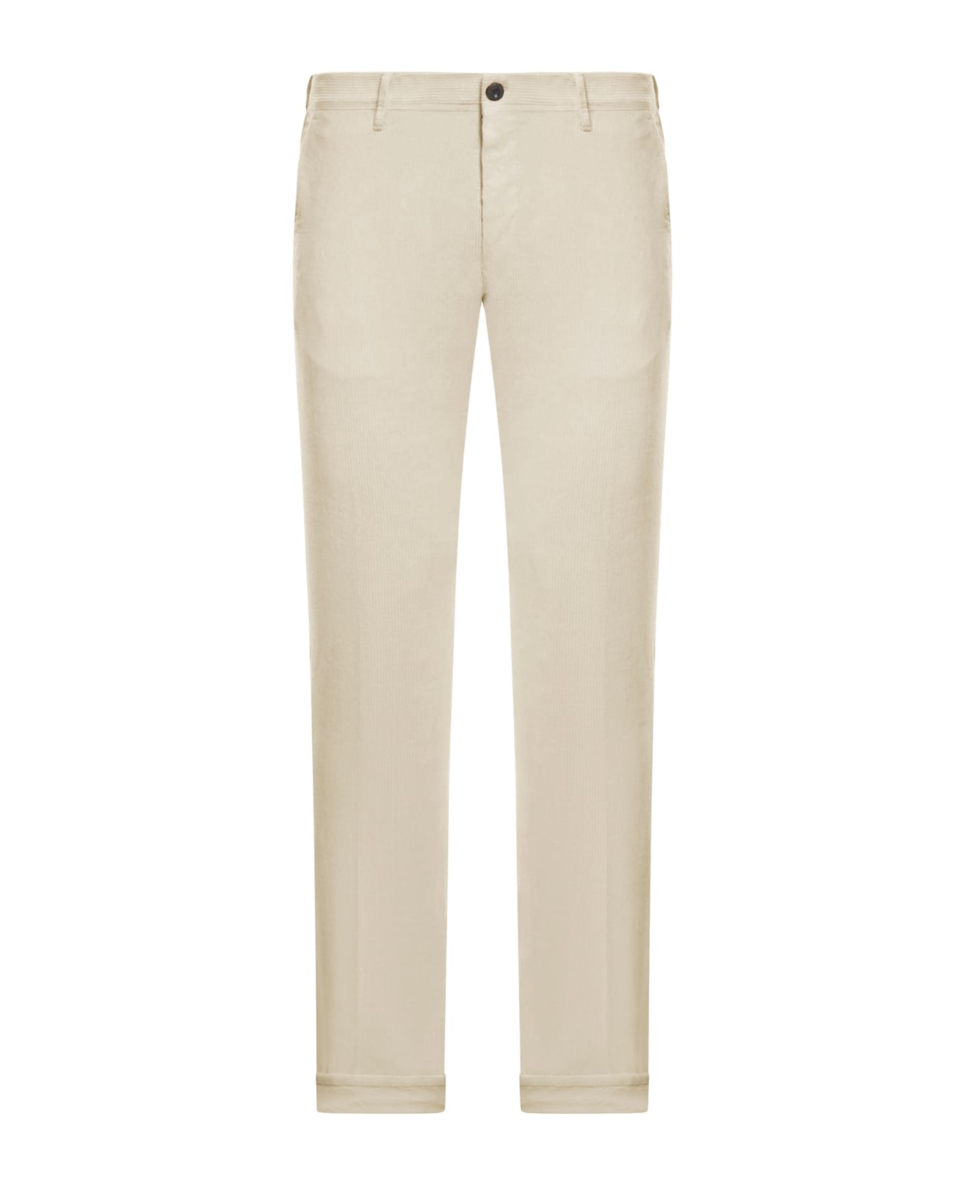 Incotex Velvet Pants - Nude & Neutrals