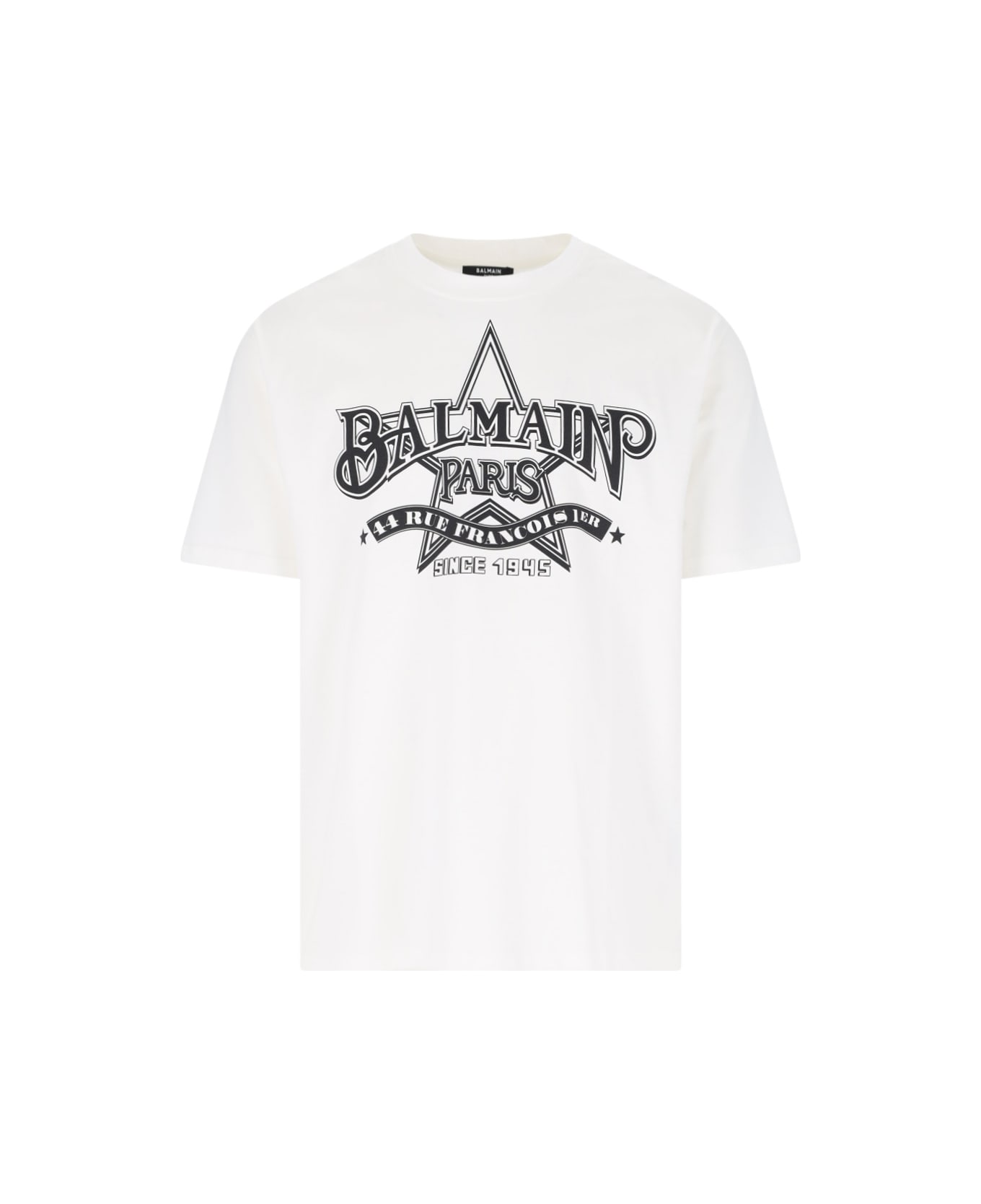 Balmain 'étoile' Print T-shirt - White