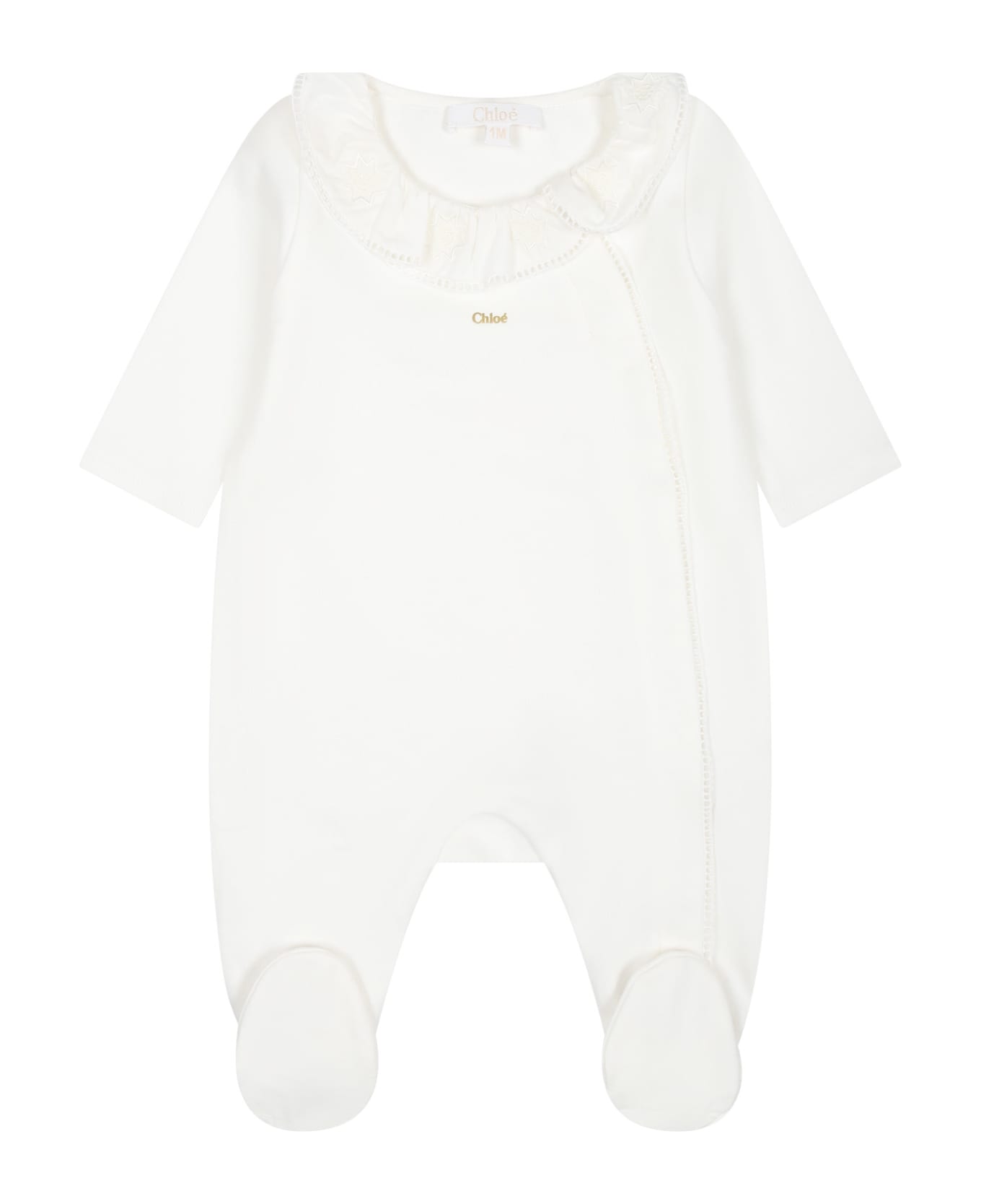 Chloé Multicolored Set For Baby Girl - Rosa ボディスーツ＆セットアップ