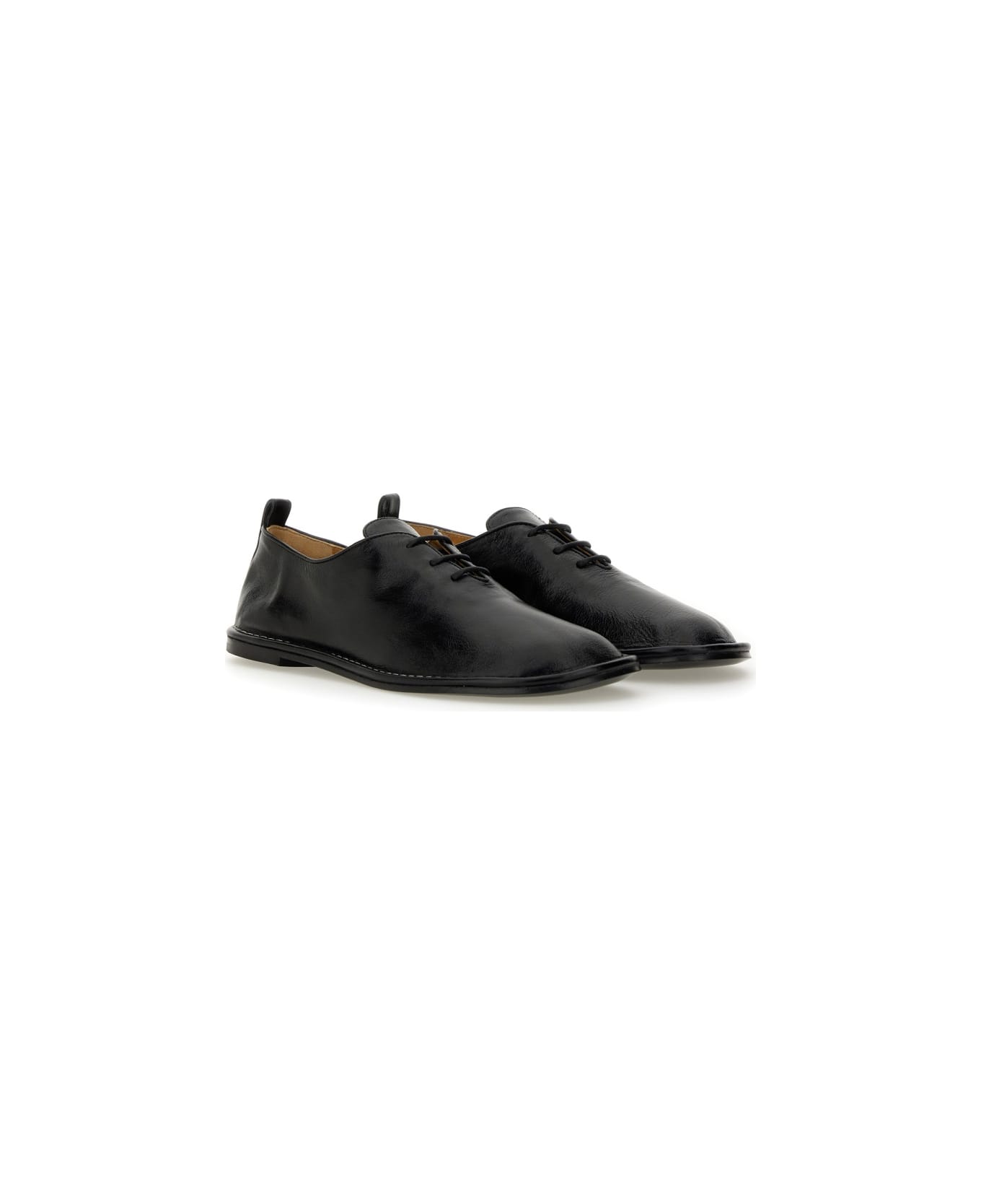 Ami Alexandre Mattiussi Moccasin One Cut - BLACK
