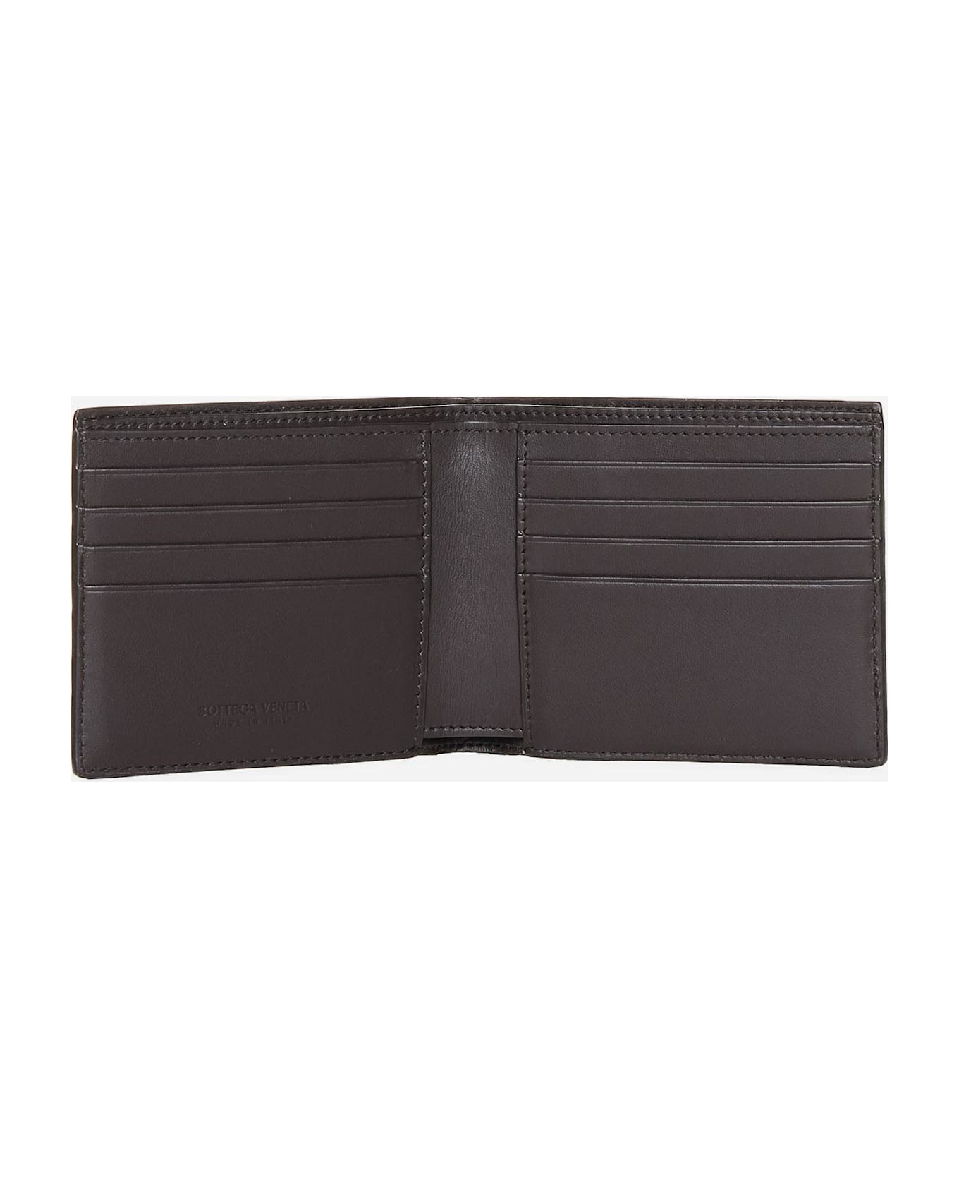 Bottega Veneta Intrecciato Leather Bifold Wallet - Fondant-silver