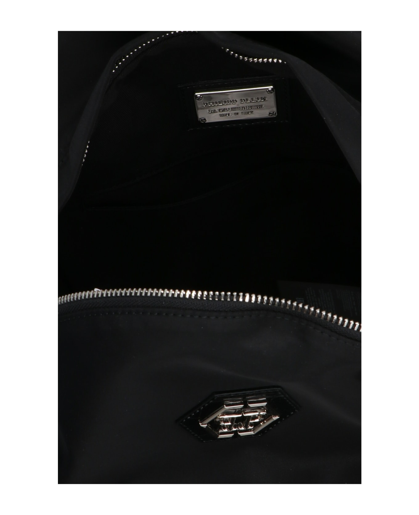 Philipp Plein Logo Nylon Backpack - Black バックパック