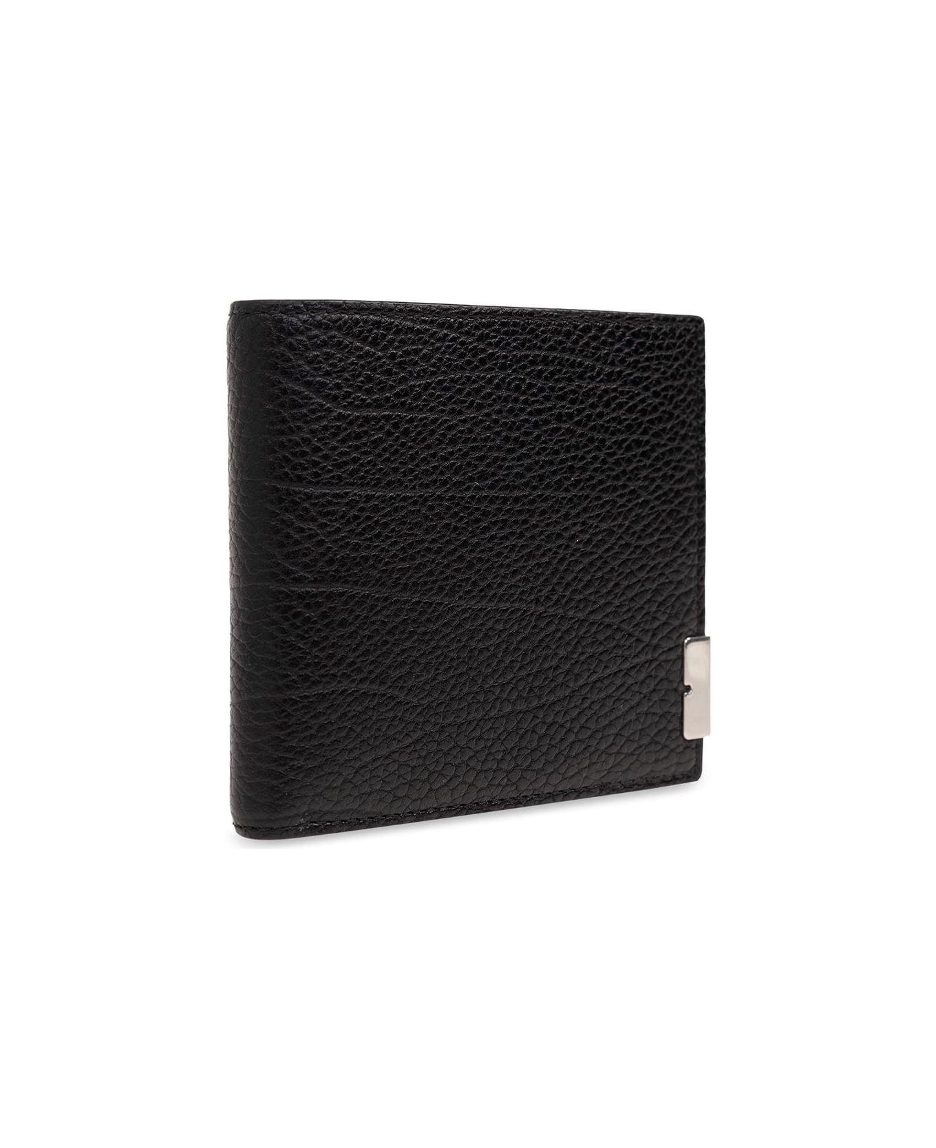 Burberry B-cut Bi-fold Wallet - Black