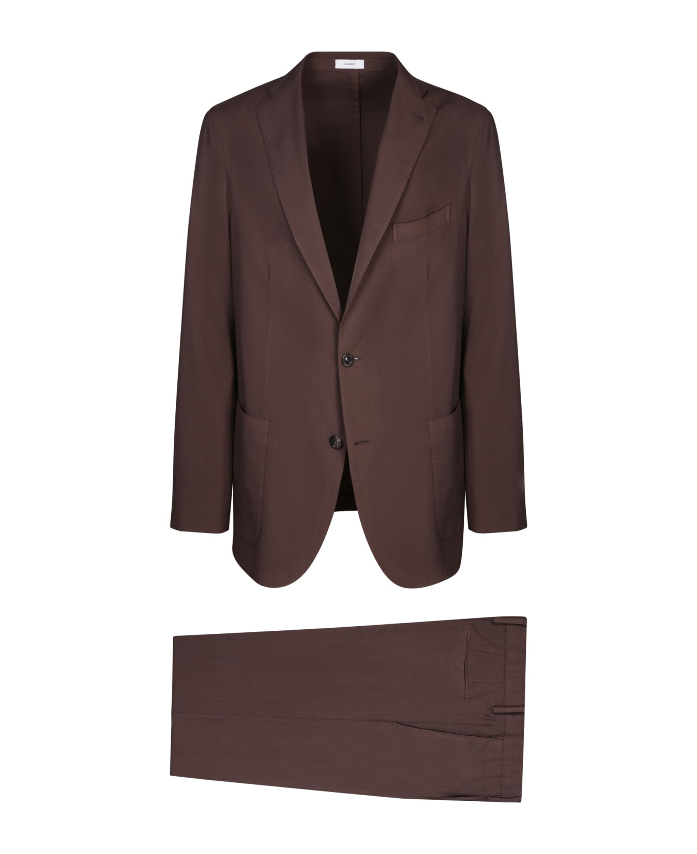 Boglioli Hopsack Brown Suit - Brown スーツ