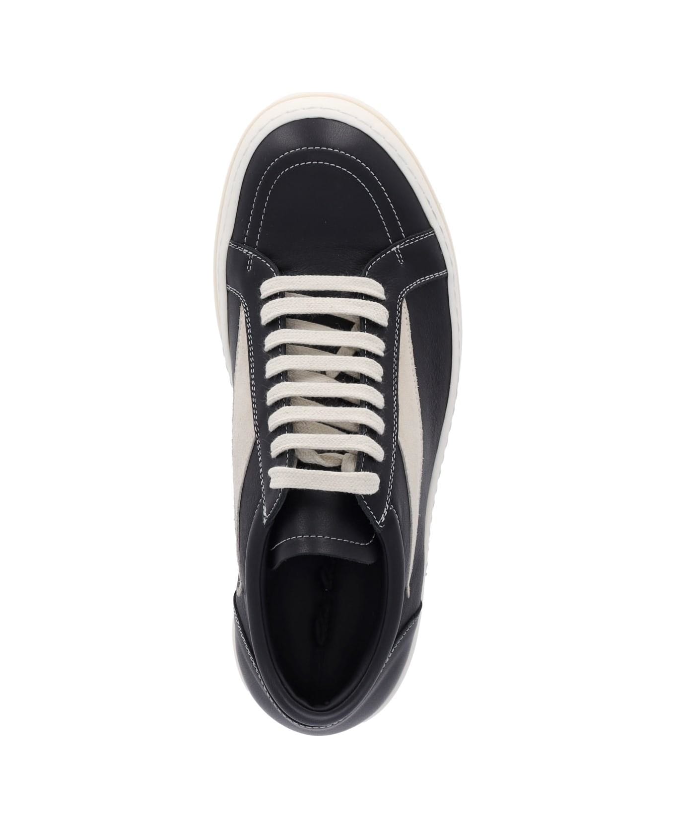 Rick Owens 'vintage' Low-top Sneakers - Black Milk