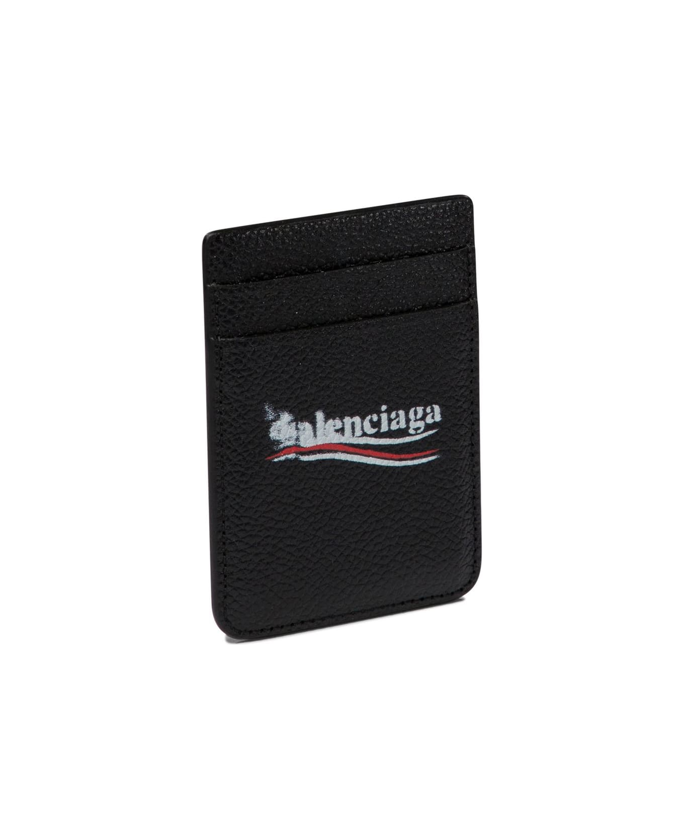 Balenciaga Cash Magnet Card Holder - BLACK