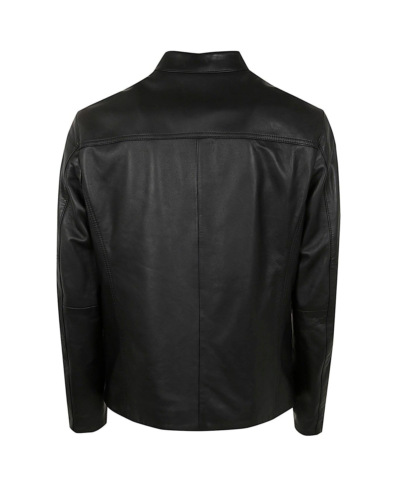 Michael Kors Zip-up Racer Jacket - Black