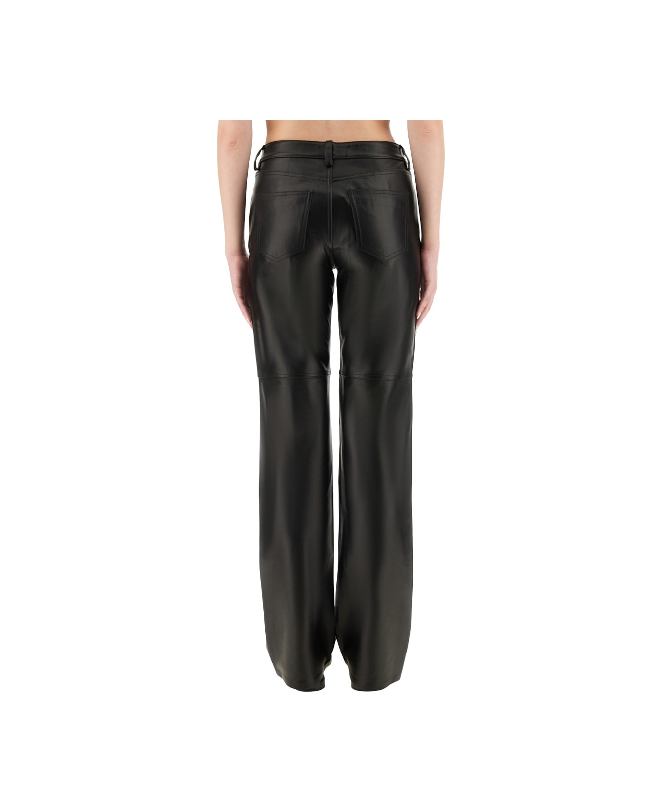 Michael Kors Leather Pants - BLACK