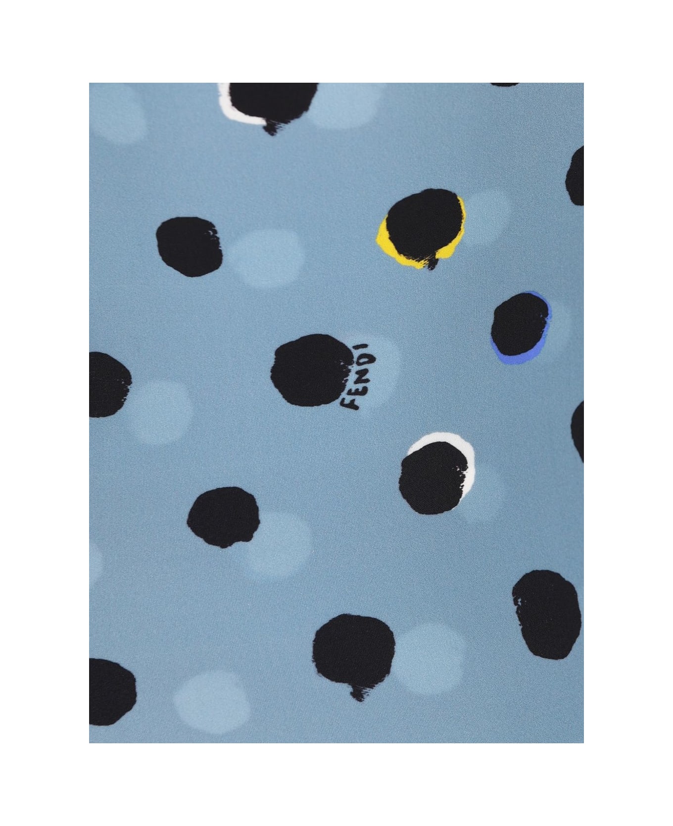 Fendi Dotted Swimsuit - Black