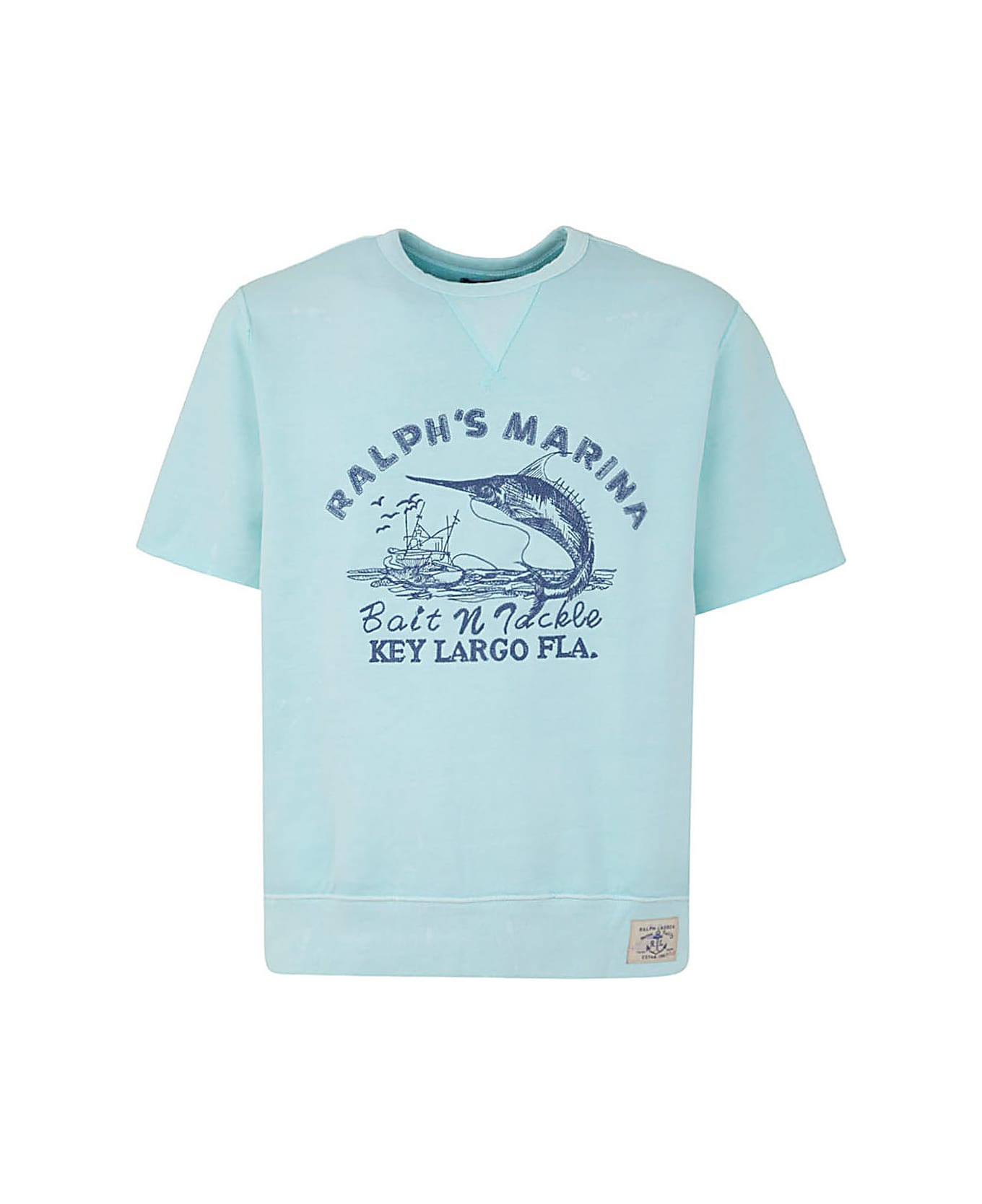 Polo Ralph Lauren Sscnm5 Short Sleeve Sweatshirt - Island Aqua