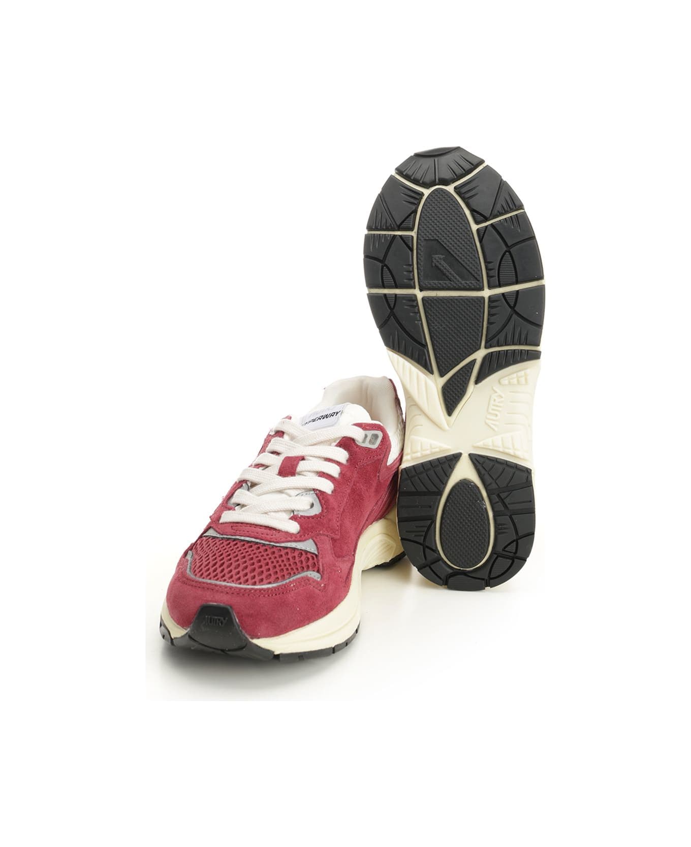 Autry 'hyperway' Sneakers - RED/NEUTRALS