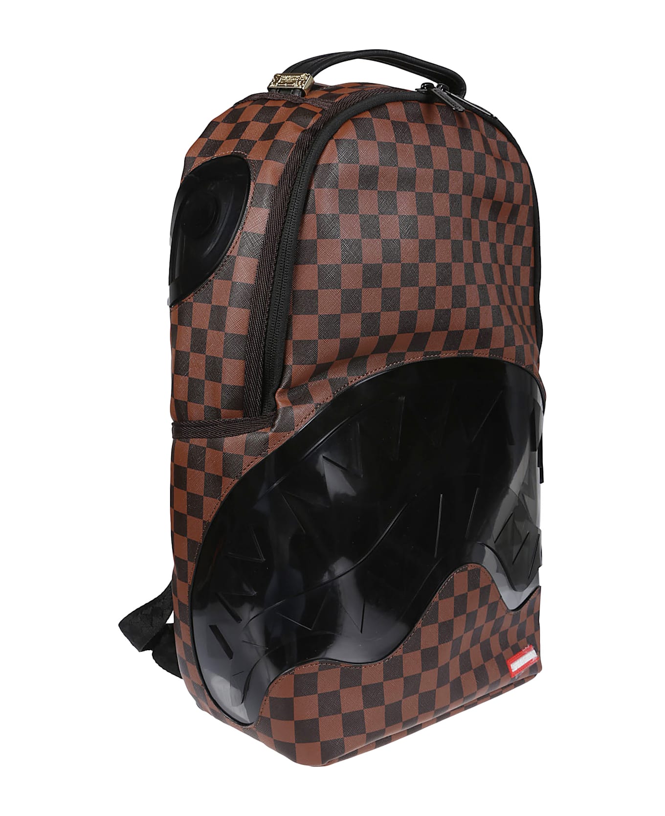 Sprayground Sip Clear Sm & Eyes Backpack - Marrone