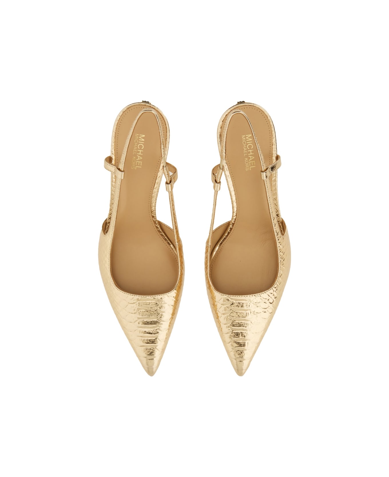Michael Kors Slingback Pumps - GOLD