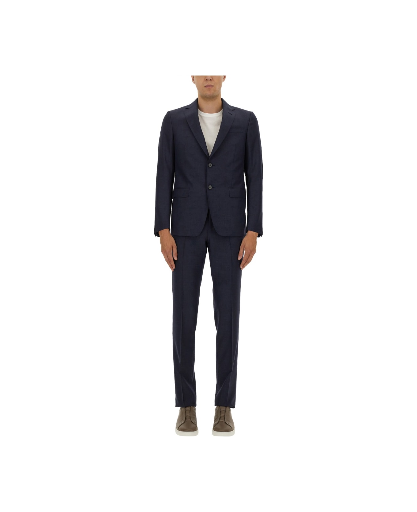 Zegna "one Hundred And Twenty Thousand" Wool Dress - BLUE