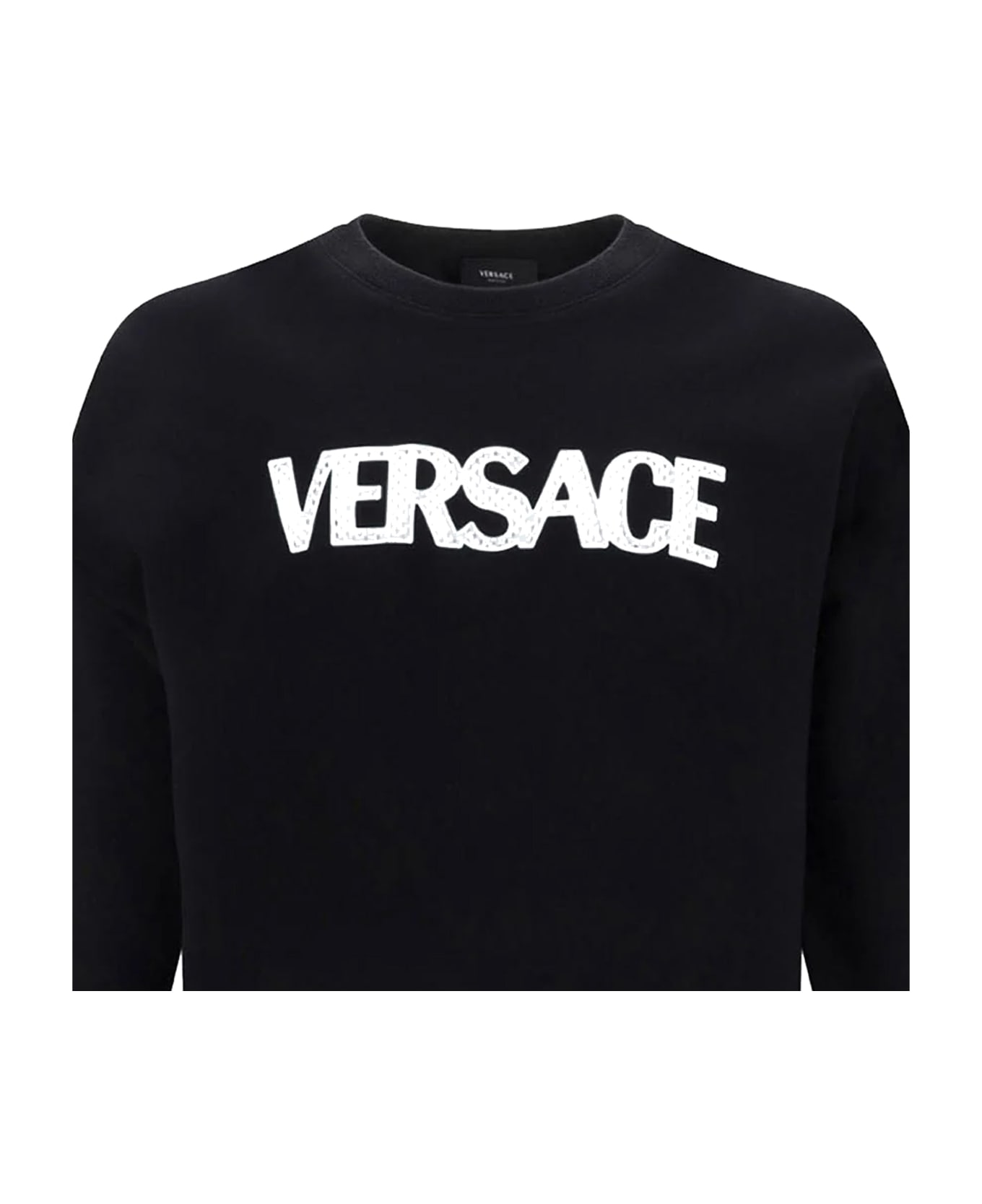 Versace Logo Sweartshirt - Black